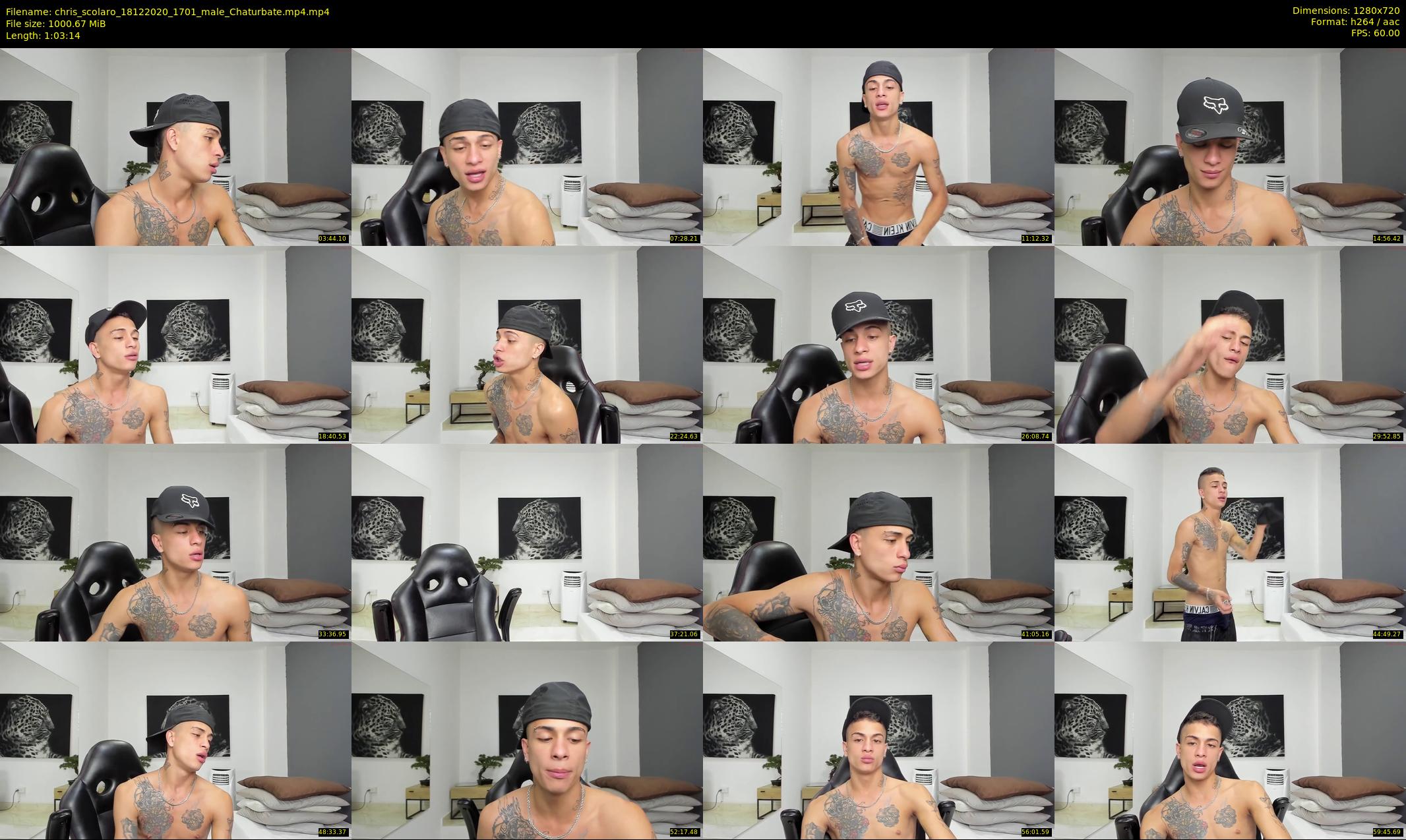 chris_scolaro — 64 minute Chaturbate male cam show recording, 720p, Dec 18, 2020