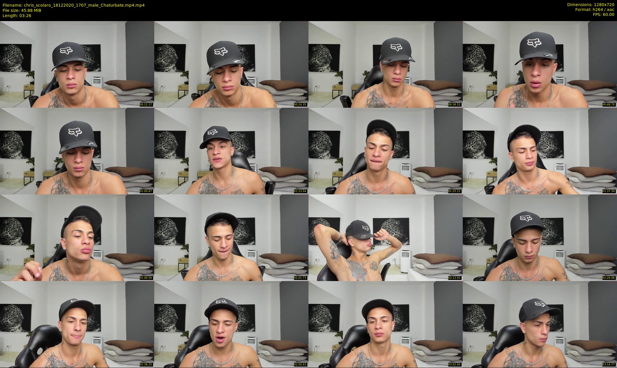 chris_scolaro — 4 minute Chaturbate male cam show recording, 720p, Dec 18, 2020