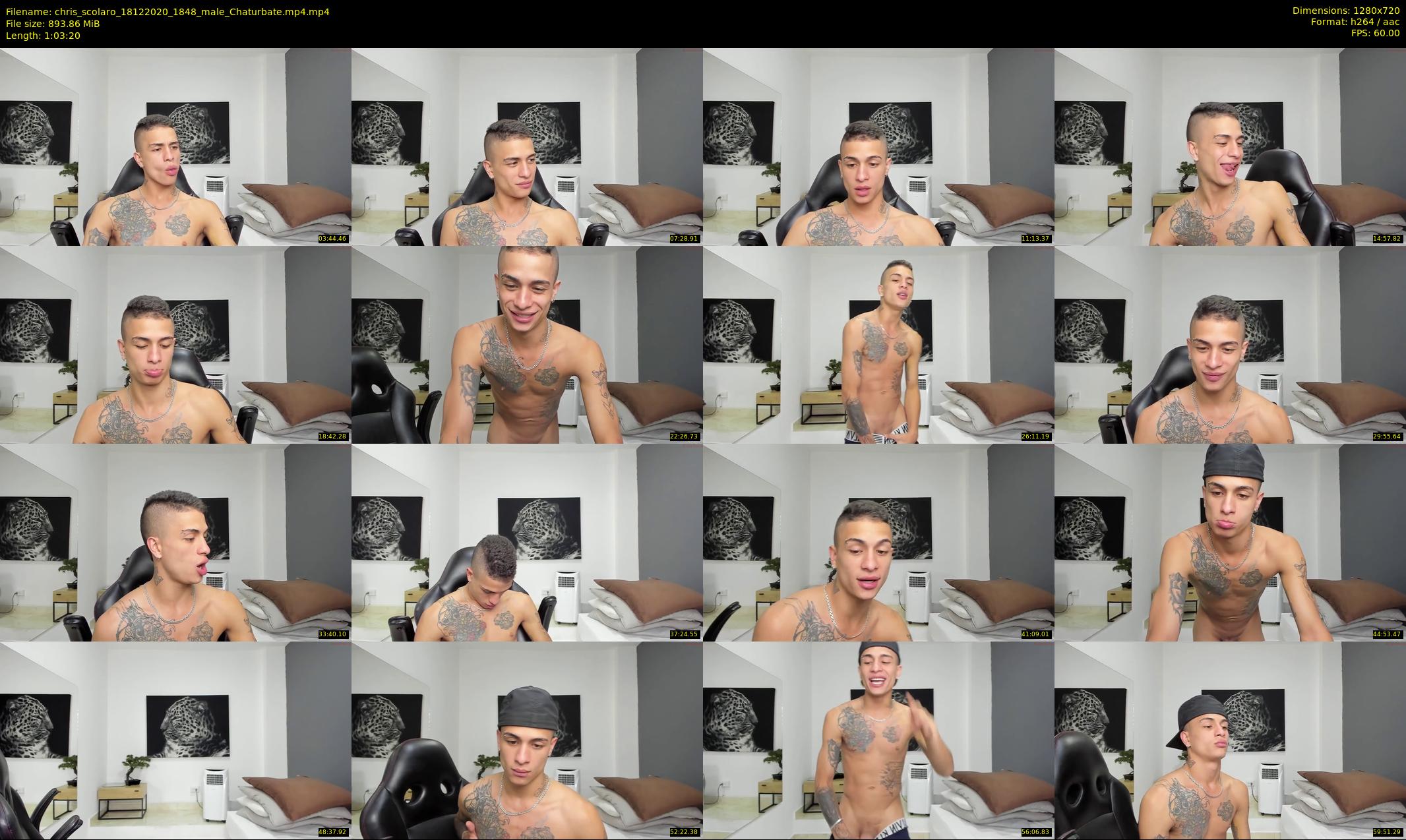 chris_scolaro — 64 minute Chaturbate male cam show recording, 720p, Dec 18, 2020