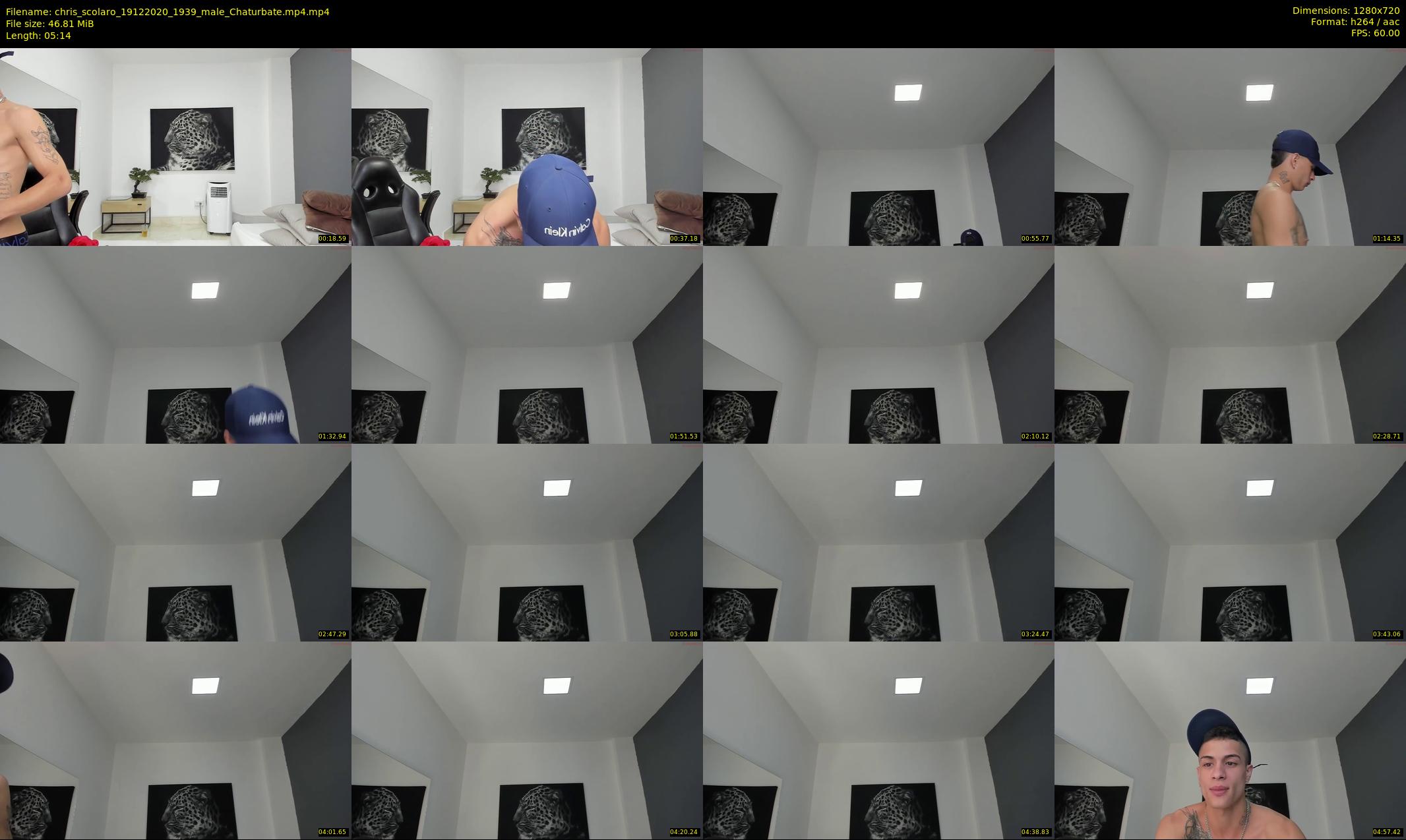 chris_scolaro — 6 minute Chaturbate male cam show recording, 720p, Dec 19, 2020