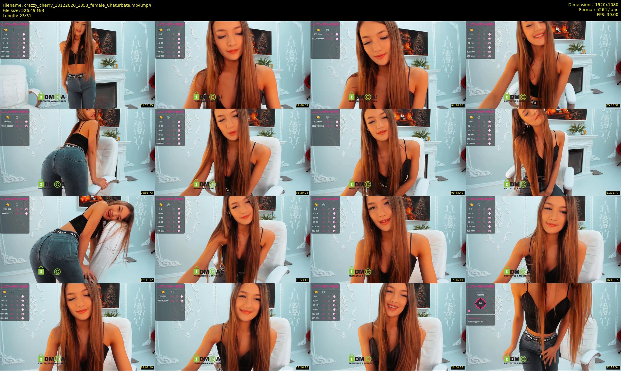 crazzy_cherry — 24 minute Chaturbate female cam show recording, 1080p, Dec 18, 2020