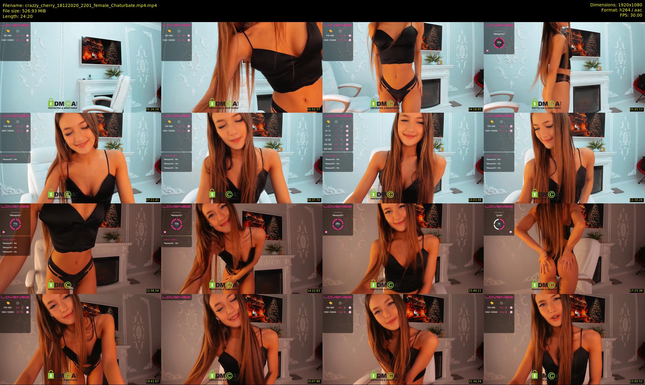 crazzy_cherry — 25 minute Chaturbate female cam show recording, 1080p, Dec 18, 2020