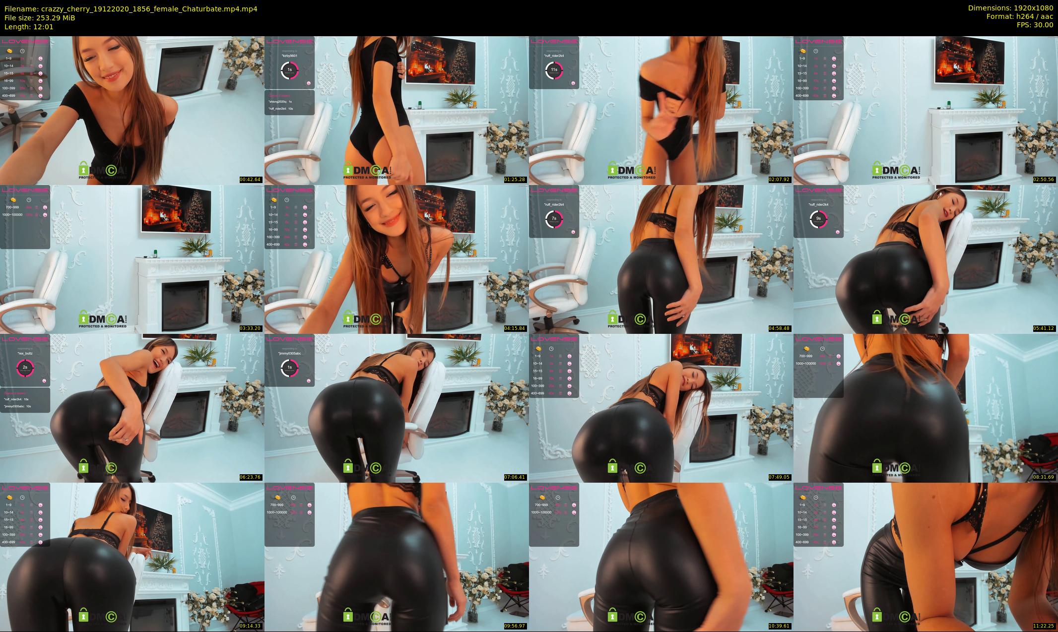 crazzy_cherry — 13 minute Chaturbate female cam show recording, 1080p, Dec 19, 2020