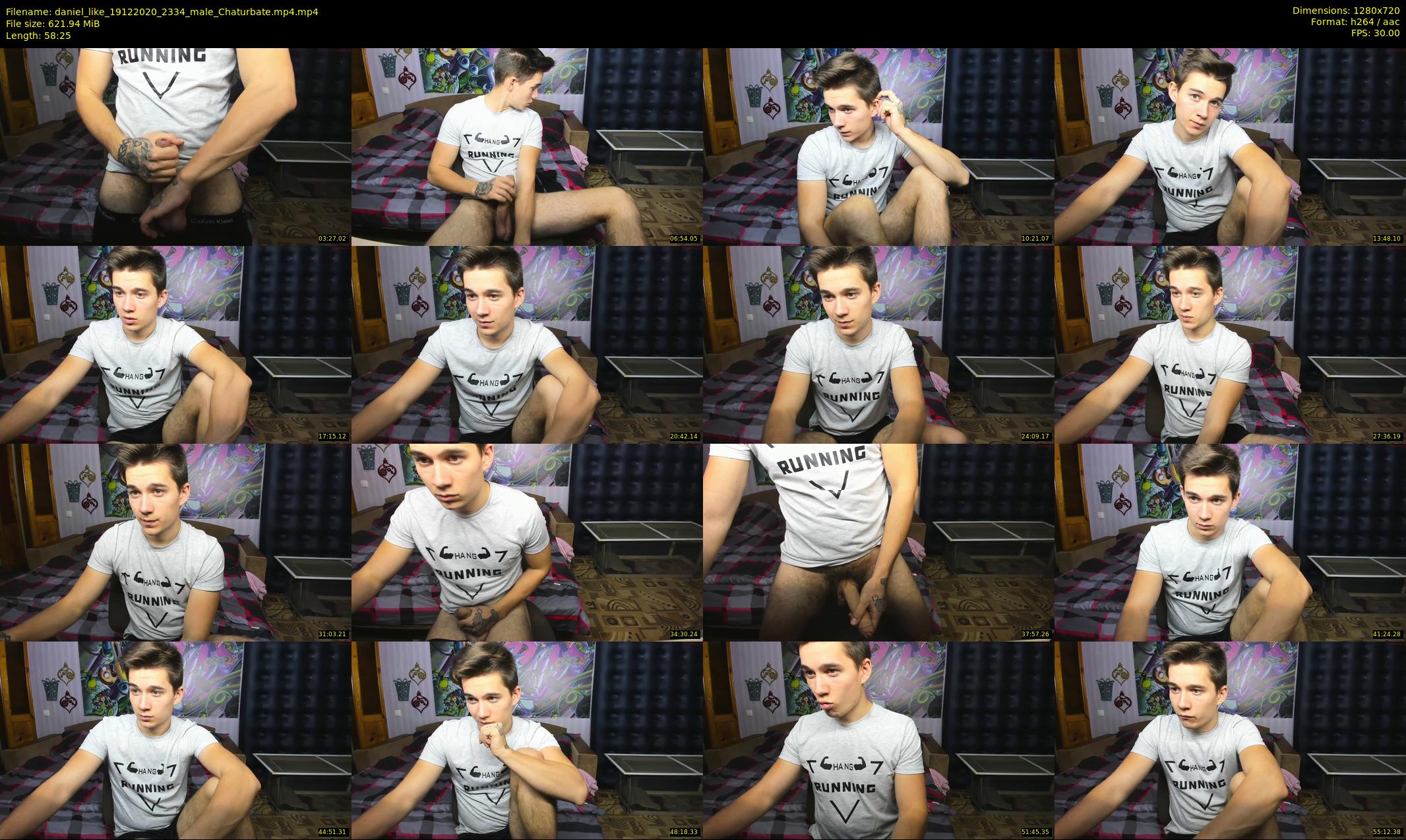 daniel_like — 59 minute Chaturbate male cam show recording, 720p, Dec 19, 2020