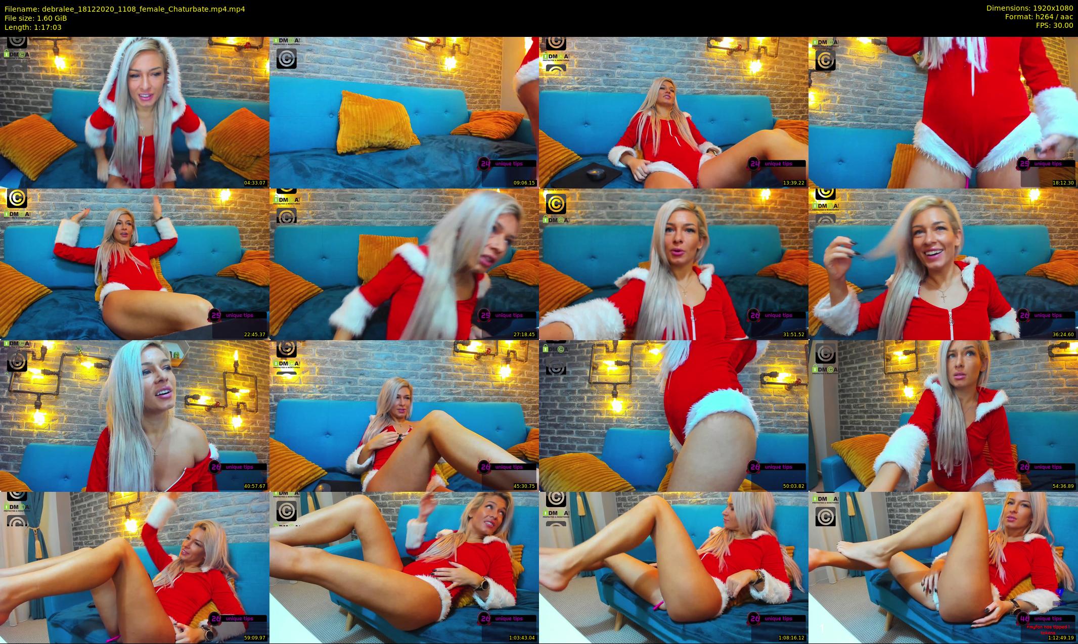 debralee — 78 minute Chaturbate female cam show recording, 1080p, Dec 18, 2020