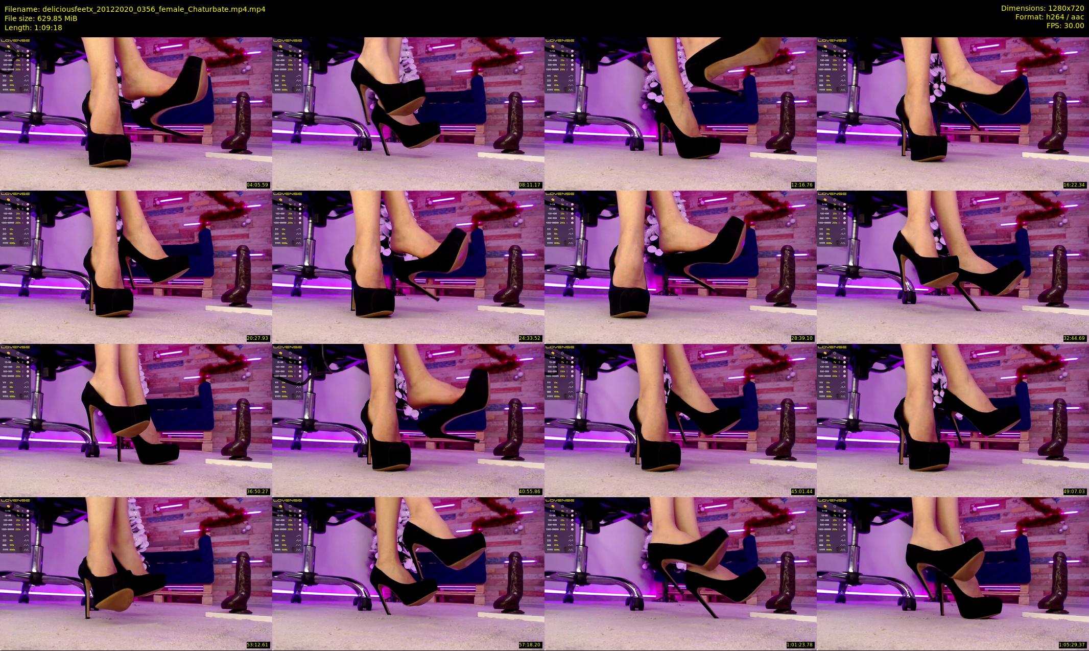 deliciousfeetx — 70 minute Chaturbate female cam show recording, 720p, Dec 20, 2020