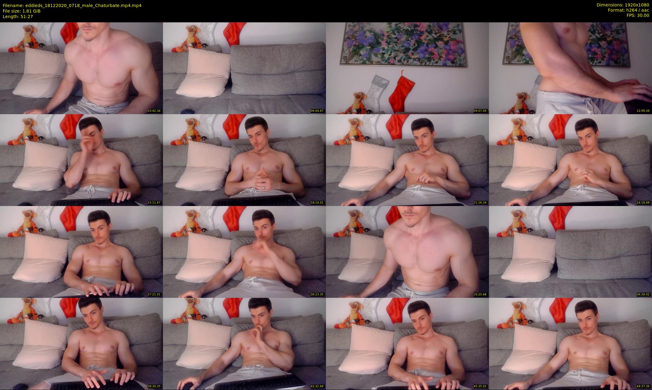 eddieds — 52 minute Chaturbate male cam show recording, 1080p, Dec 18, 2020
