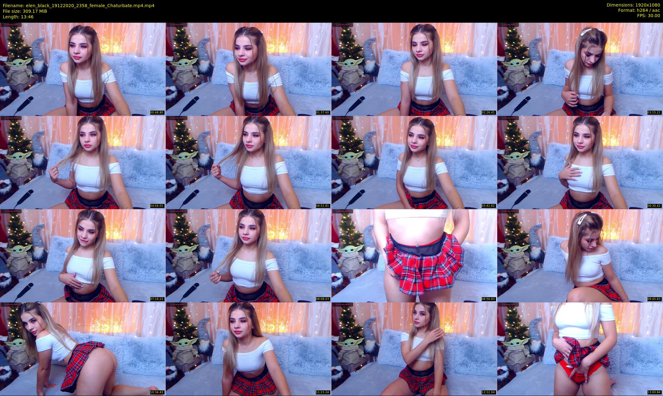 elen_black — 14 minute Chaturbate female cam show recording, 1080p, Dec 19, 2020