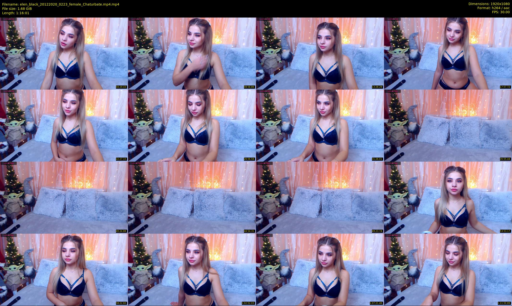 elen_black — 77 minute Chaturbate female cam show recording, 1080p, Dec 20, 2020