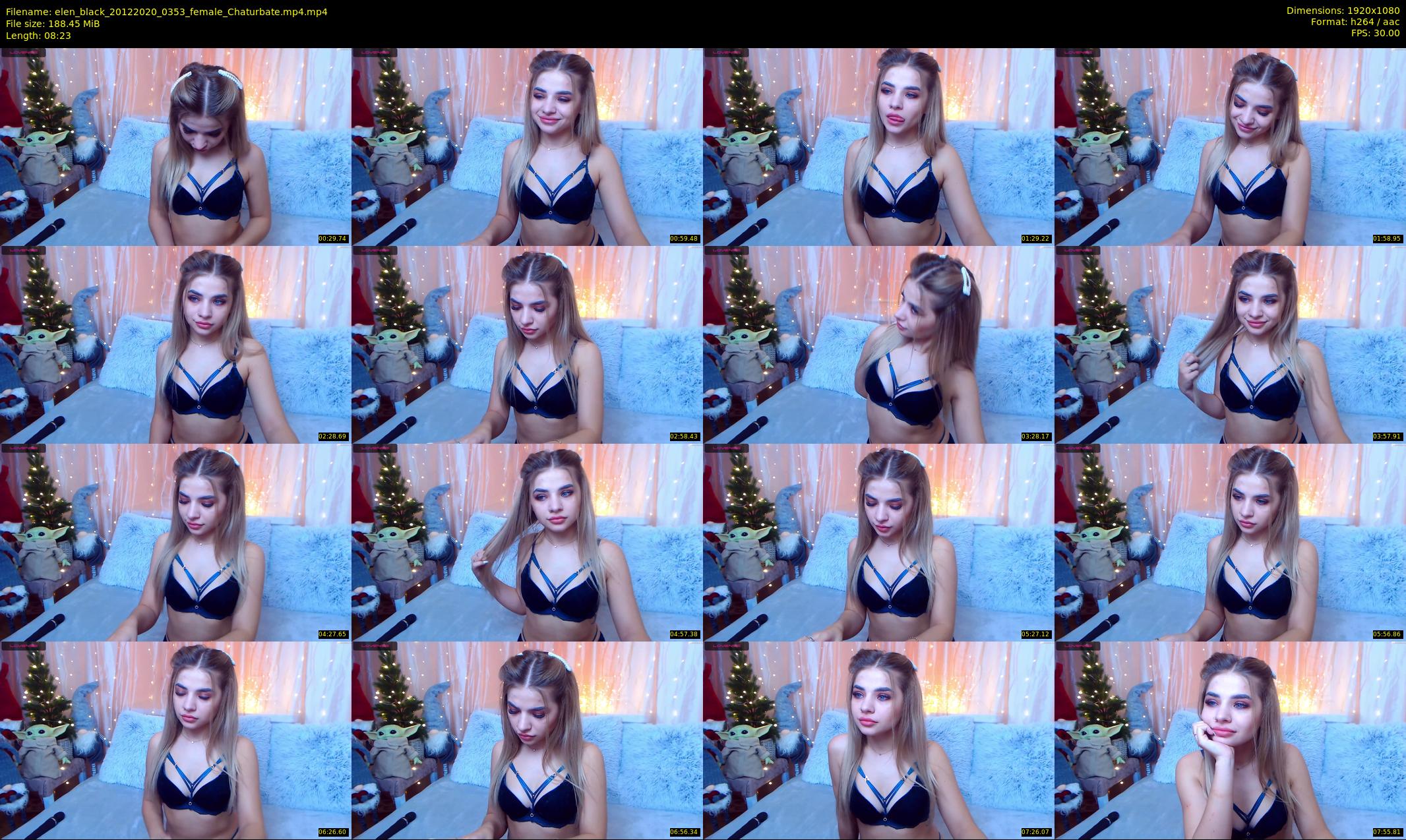 elen_black — 9 minute Chaturbate female cam show recording, 1080p, Dec 20, 2020