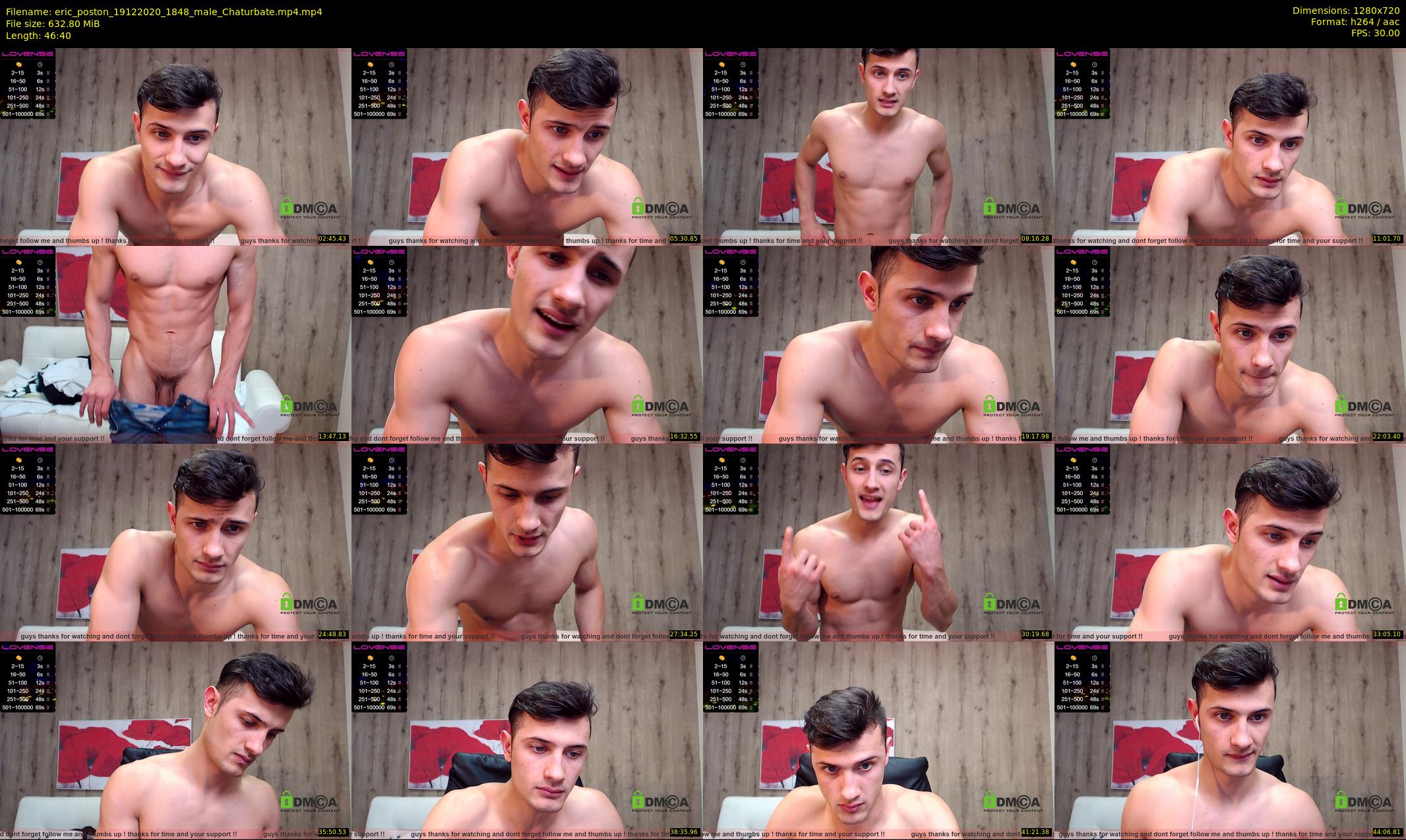 eric_poston — 47 minute Chaturbate male cam show recording, 720p, Dec 19, 2020