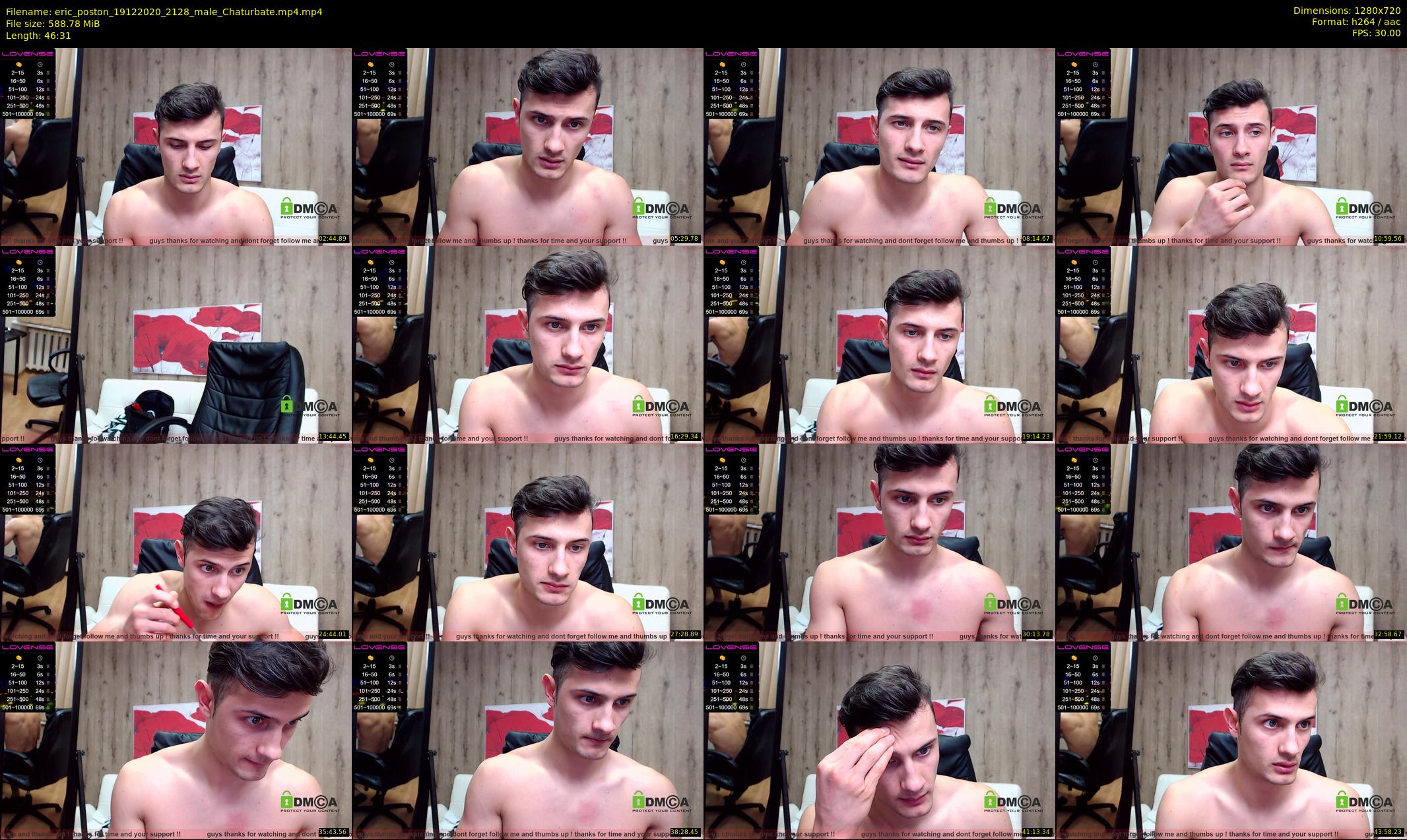 eric_poston — 47 minute Chaturbate male cam show recording, 720p, Dec 19, 2020