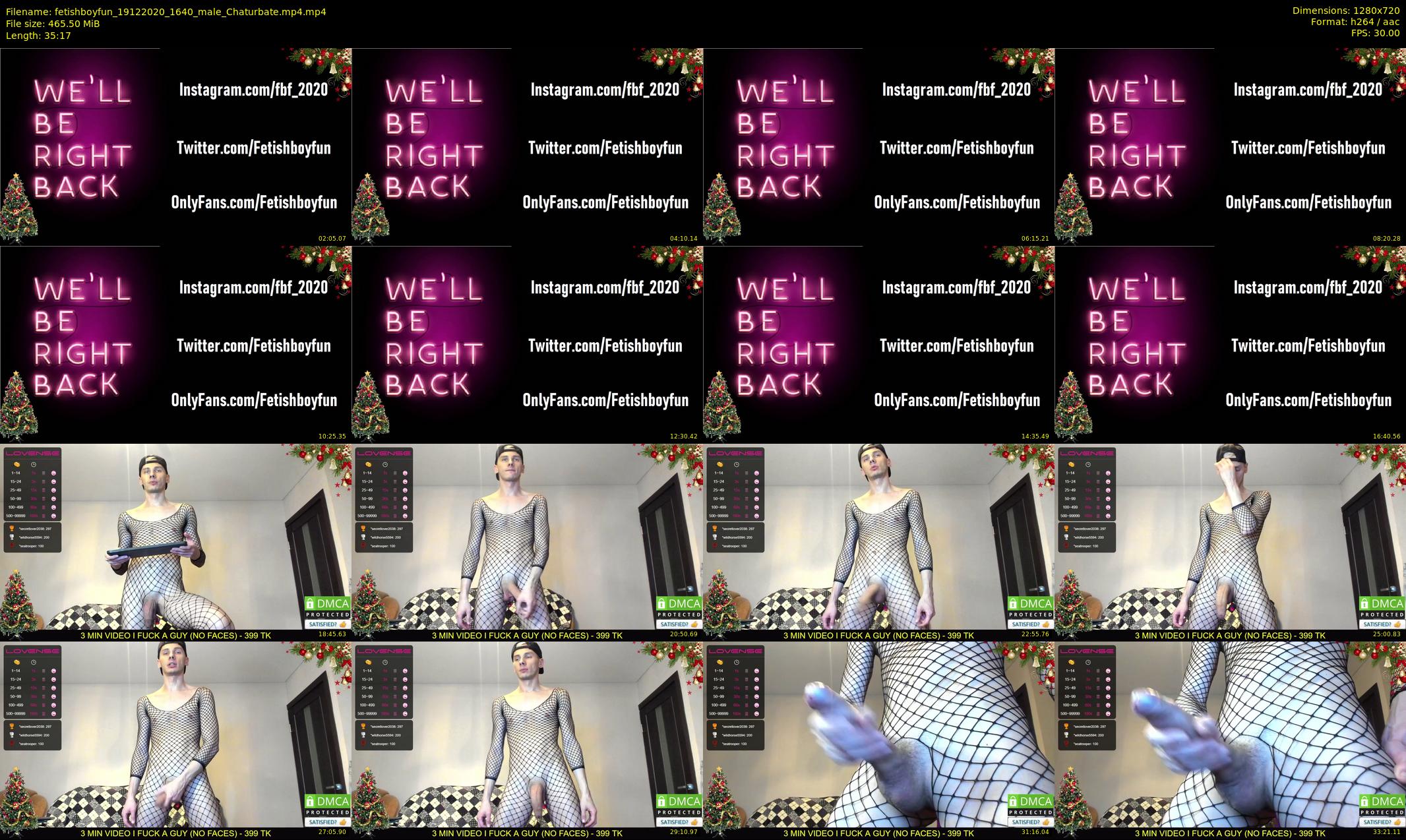 fetishboyfun — 36 minute Chaturbate male cam show recording, 720p, Dec 19, 2020