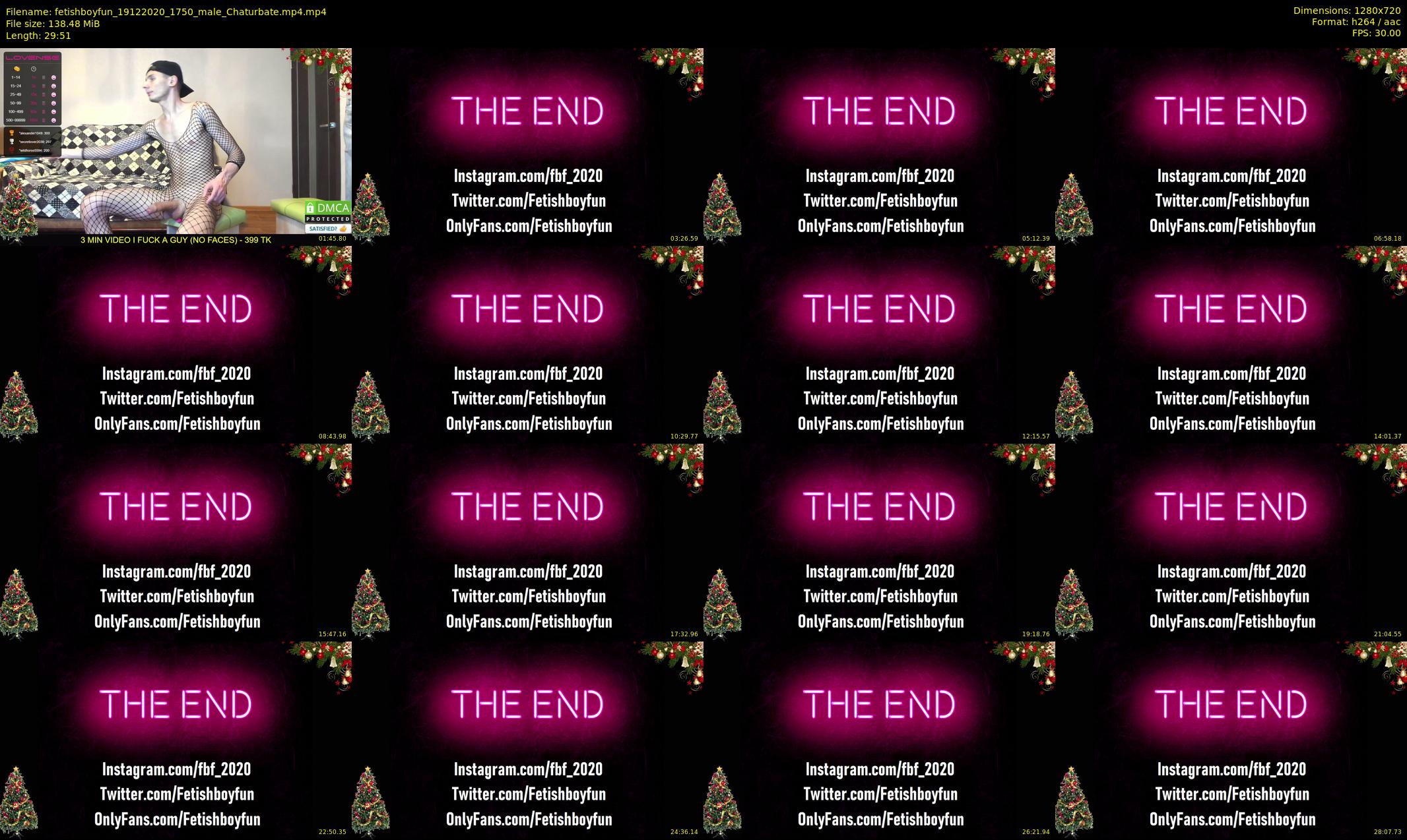 fetishboyfun — 30 minute Chaturbate male cam show recording, 720p, Dec 19, 2020