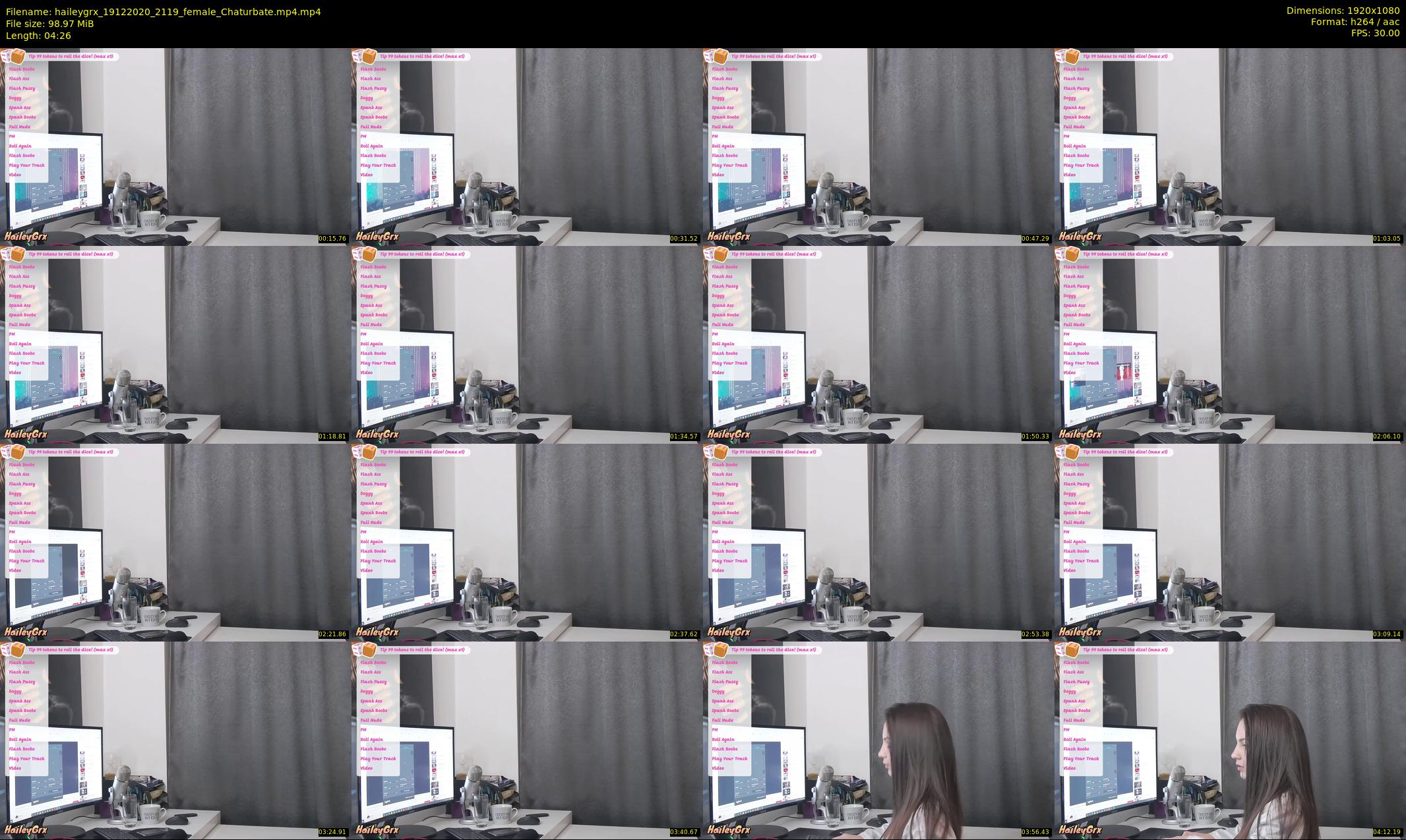 haileygrx — 5 minute Chaturbate female cam show recording, 1080p, Dec 19, 2020