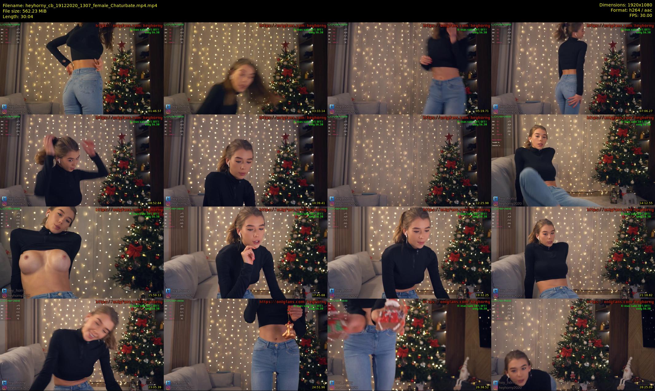 heyhorny_cb — 31 minute Chaturbate couple cam show recording, 1080p, Dec 19, 2020