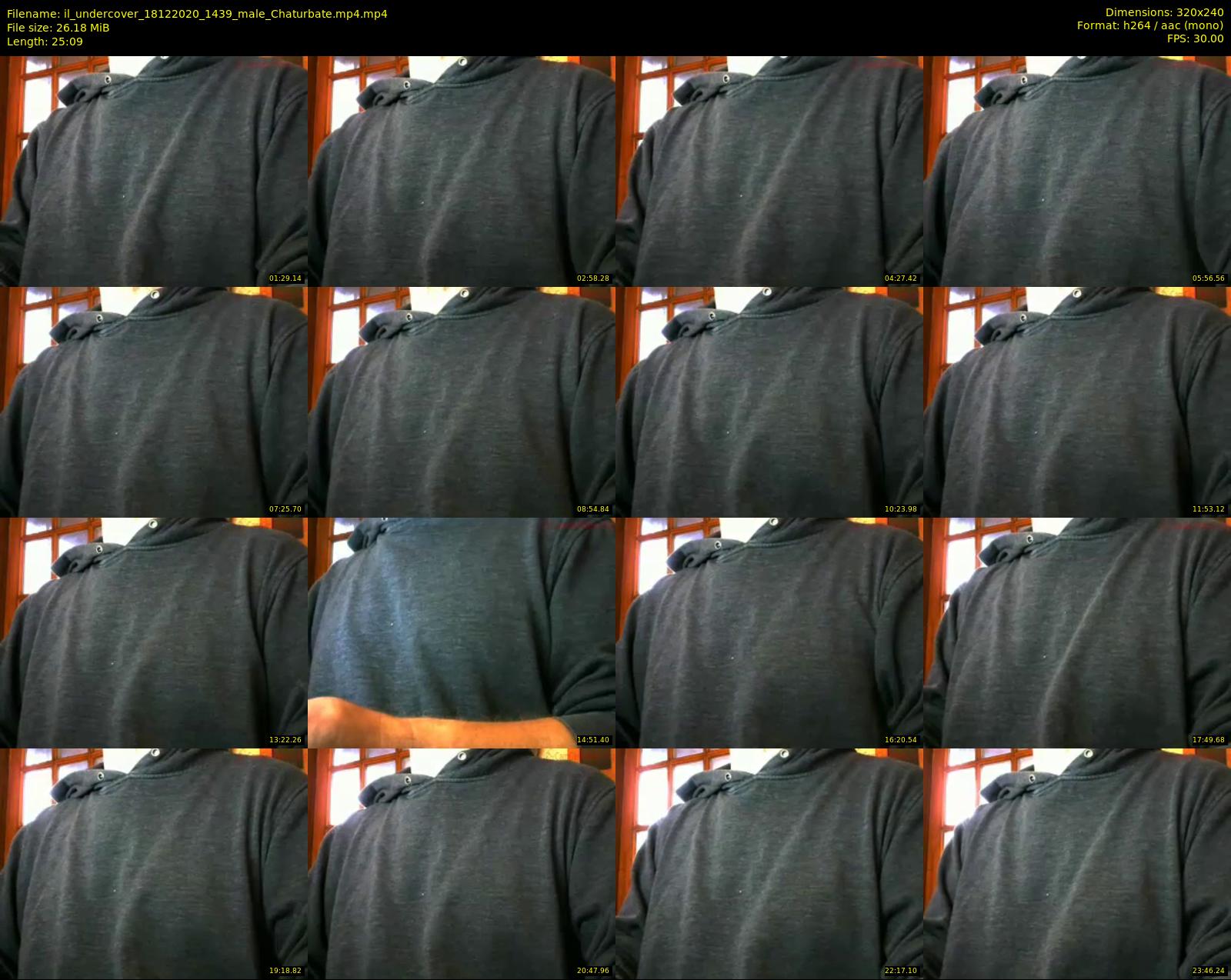 il_undercover — 26 minute Chaturbate male cam show recording, SD, Dec 18, 2020