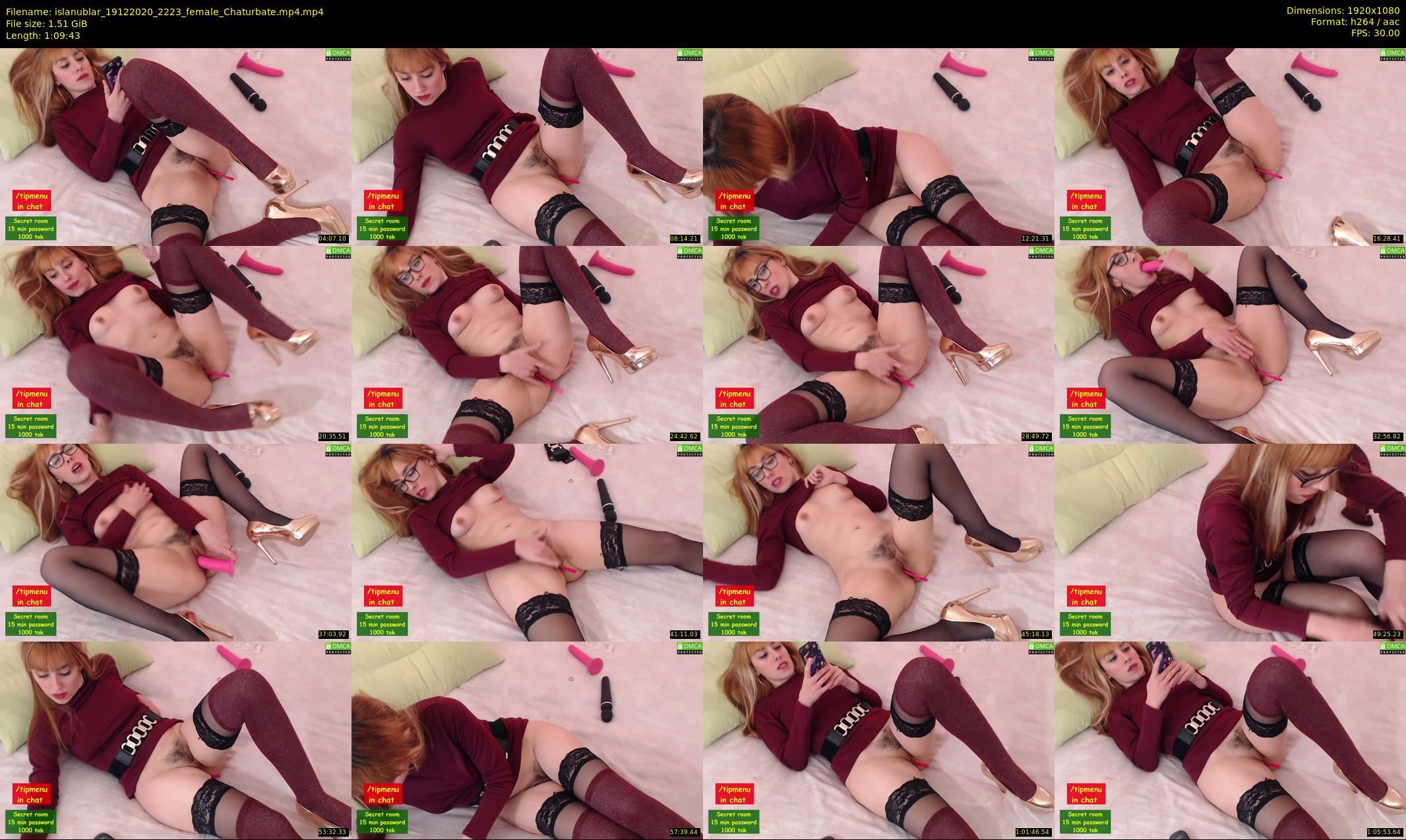 islanublar — 70 minute Chaturbate female cam show recording, 1080p, Dec 19, 2020
