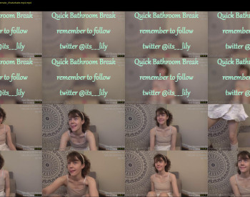its_lily — 5 minute Chaturbate female cam show recording, 1080p, Dec 18, 2020