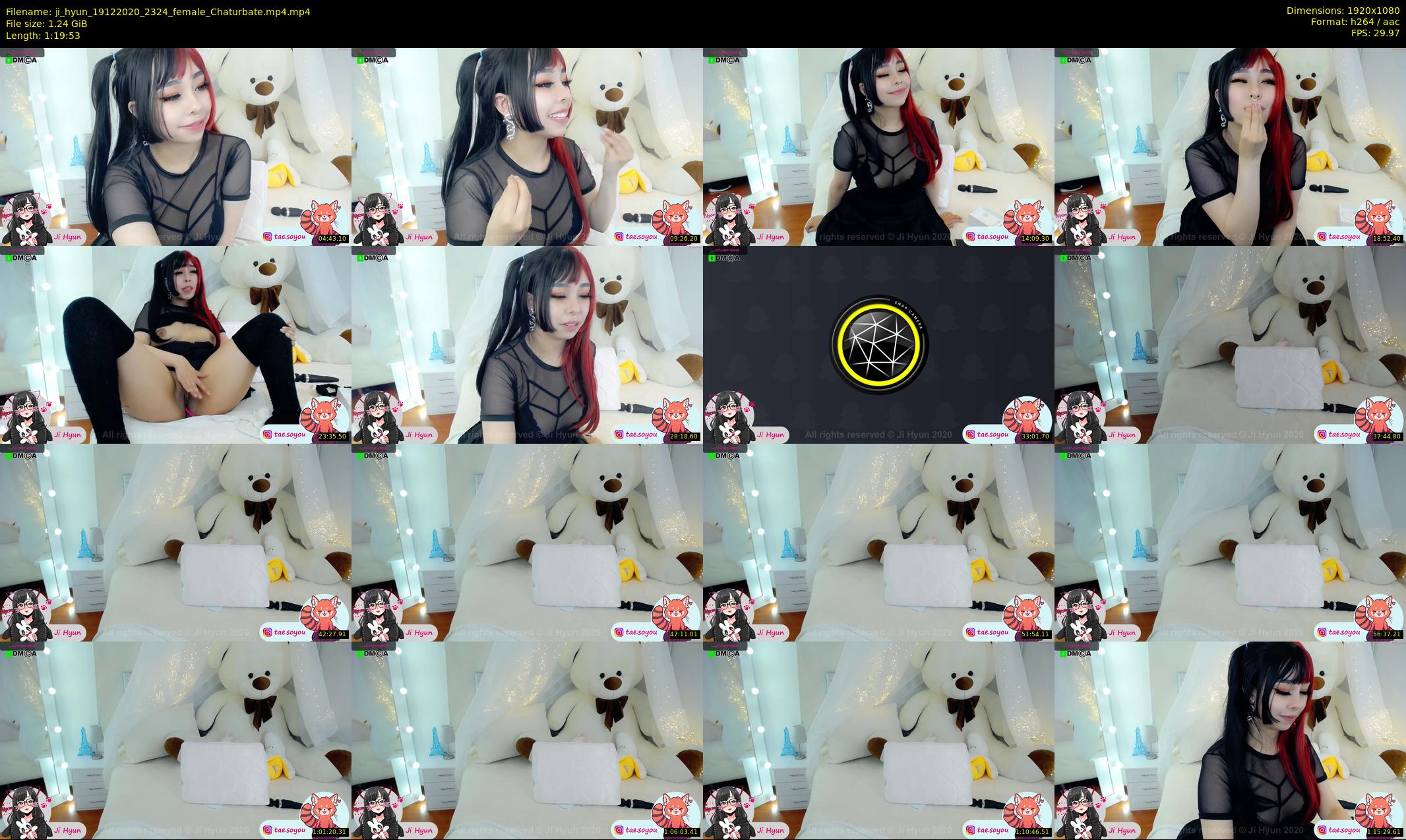 ji_hyun — 80 minute Chaturbate female cam show recording, 1080p, Dec 19, 2020