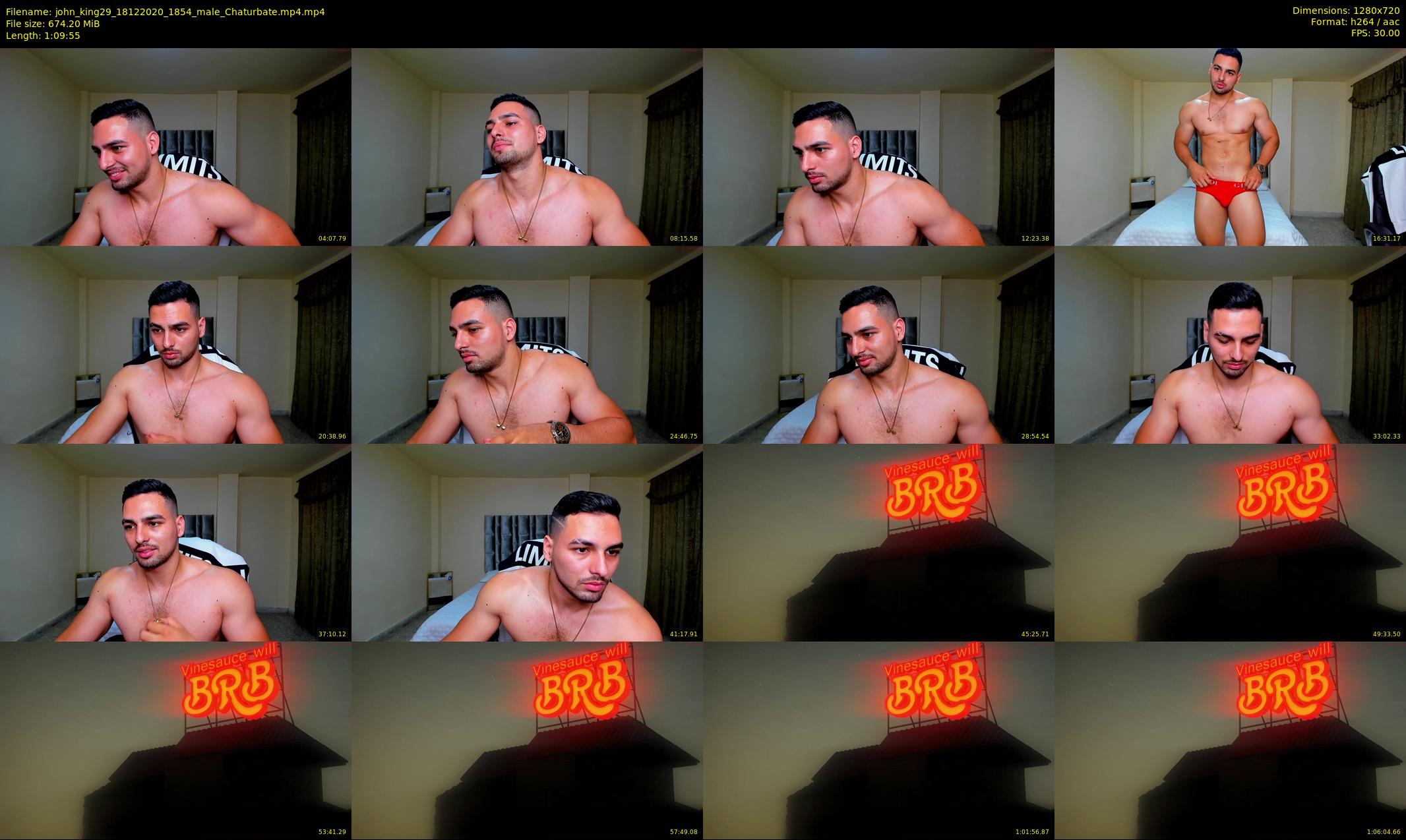 john_king29 — 70 minute Chaturbate male cam show recording, 720p, Dec 18, 2020