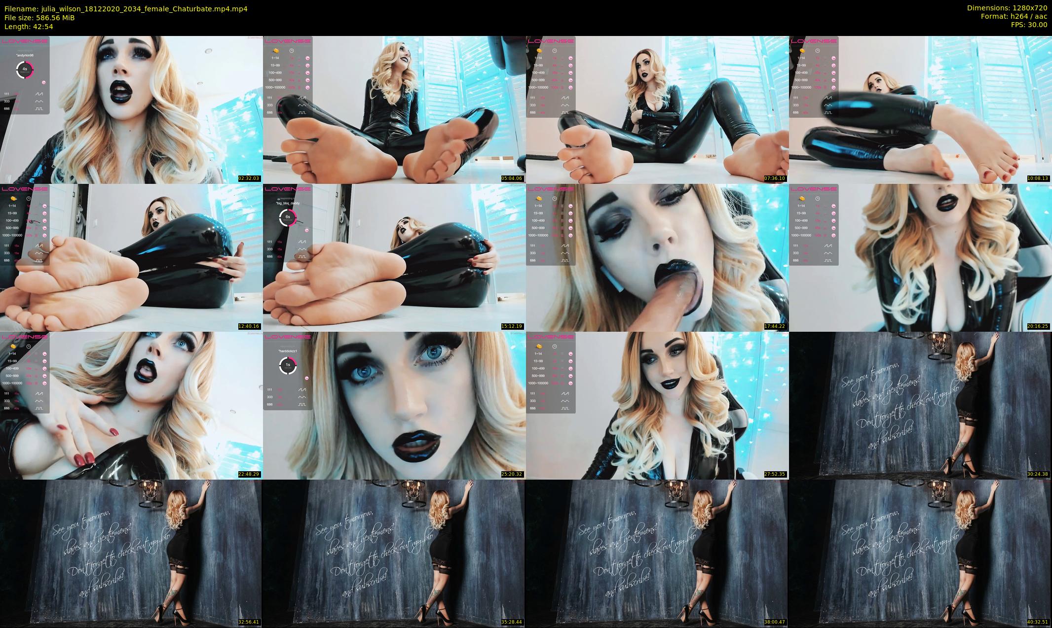 julia_wilson — 43 minute Chaturbate female cam show recording, 720p, Dec 18, 2020