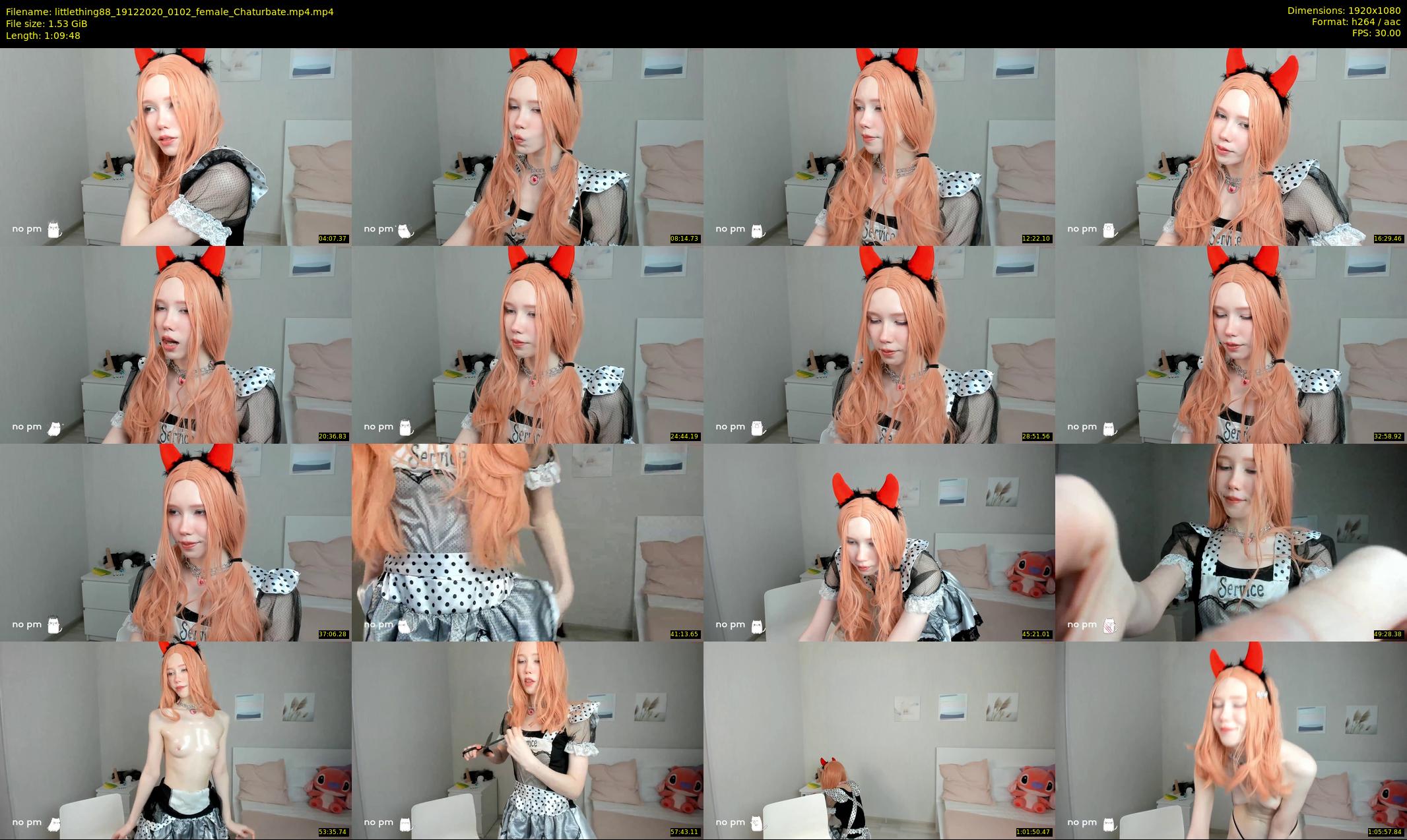 littlething88 — 70 minute Chaturbate female cam show recording, 1080p, Dec 19, 2020