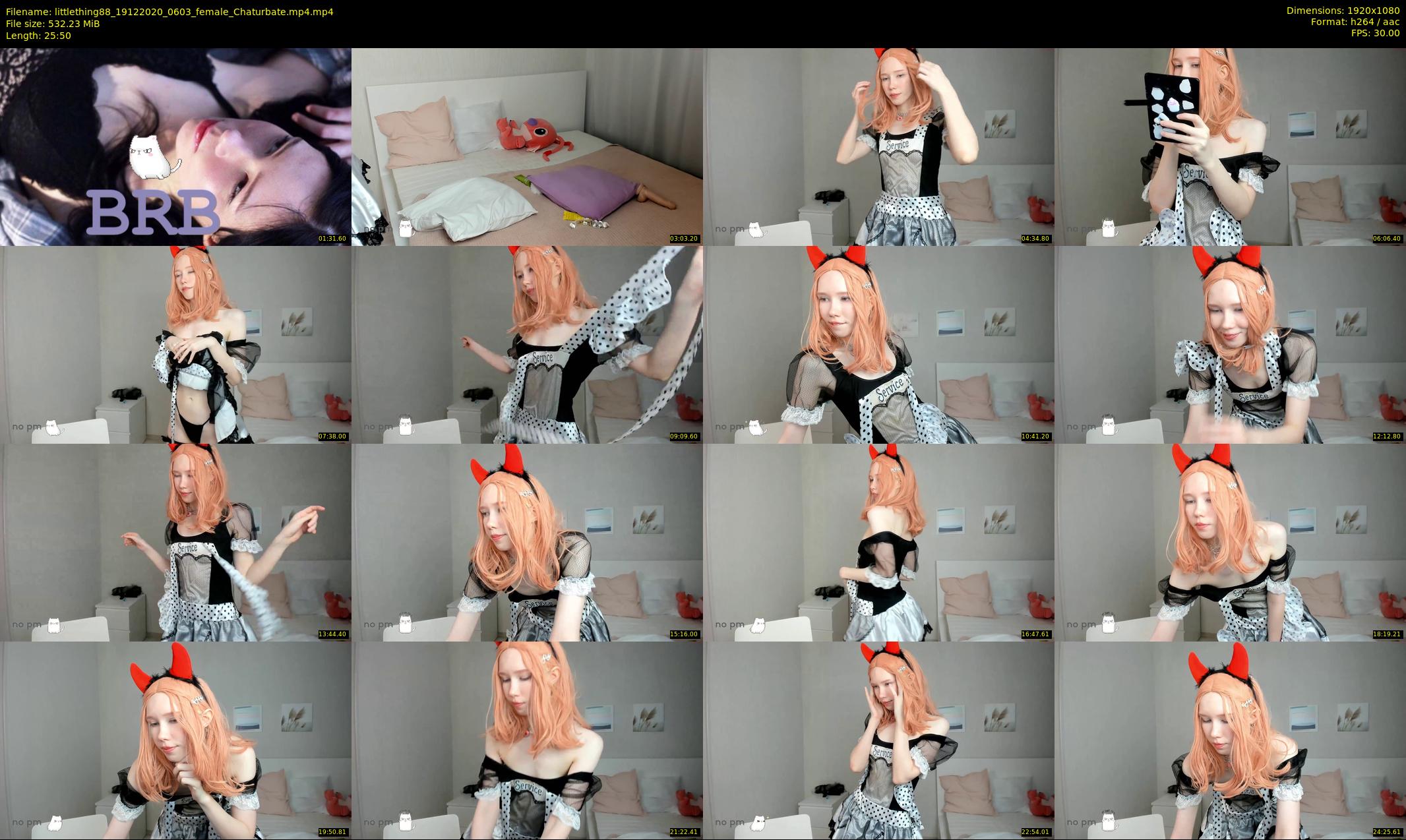 littlething88 — 26 minute Chaturbate female cam show recording, 1080p, Dec 19, 2020