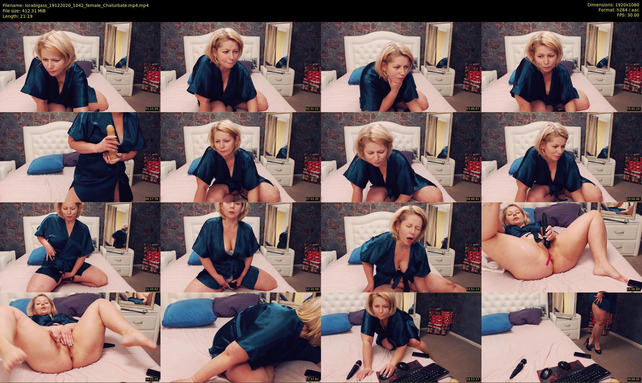 lorabigass — 22 minute Chaturbate female cam show recording, 1080p, Dec 19, 2020