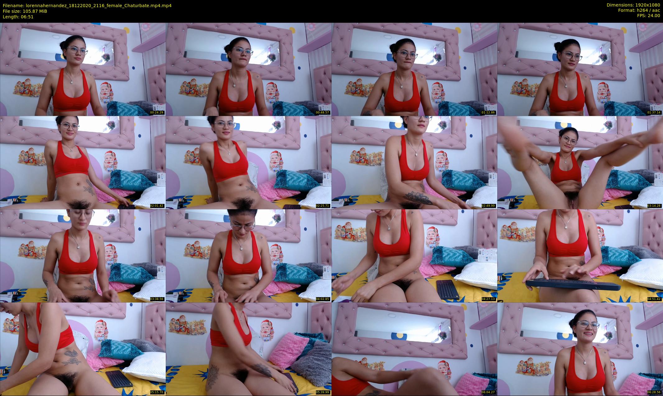 lorennahernandez — 7 minute Chaturbate female cam show recording, 1080p, Dec 18, 2020