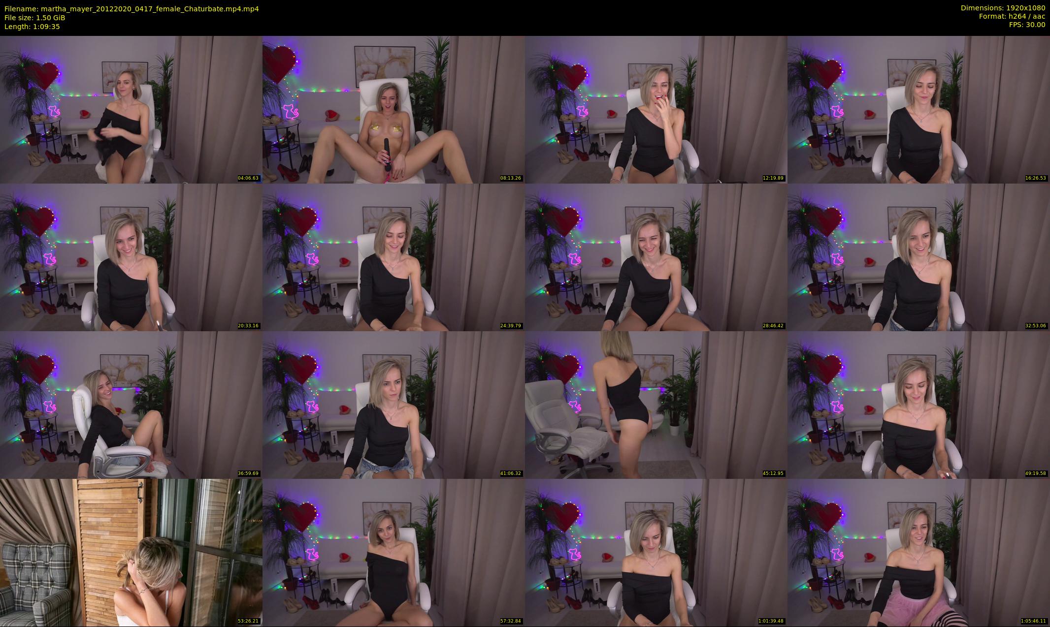 martha_mayer — 70 minute Chaturbate female cam show recording, 1080p, Dec 20, 2020