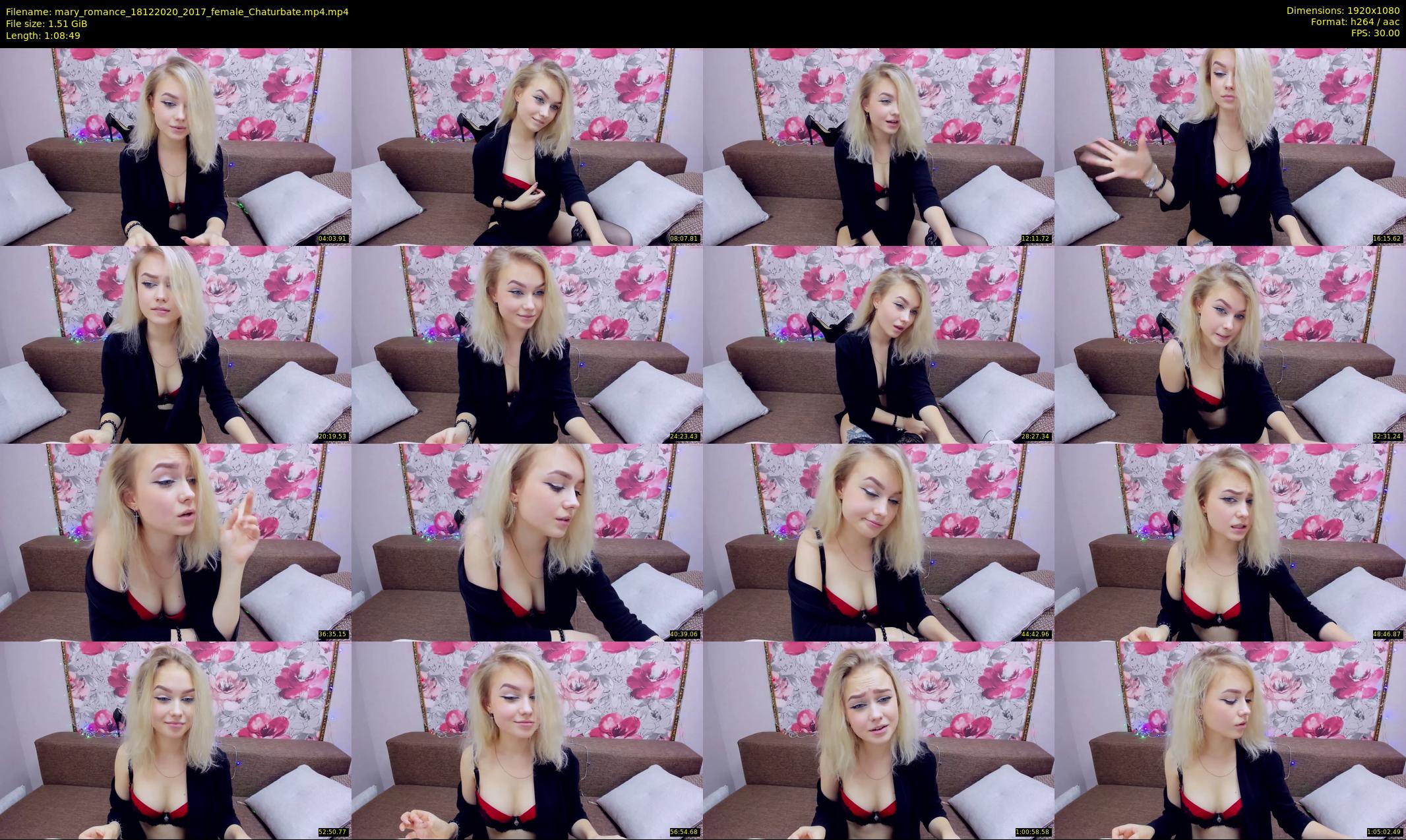 mary_romance — 69 minute Chaturbate female cam show recording, 1080p, Dec 18, 2020
