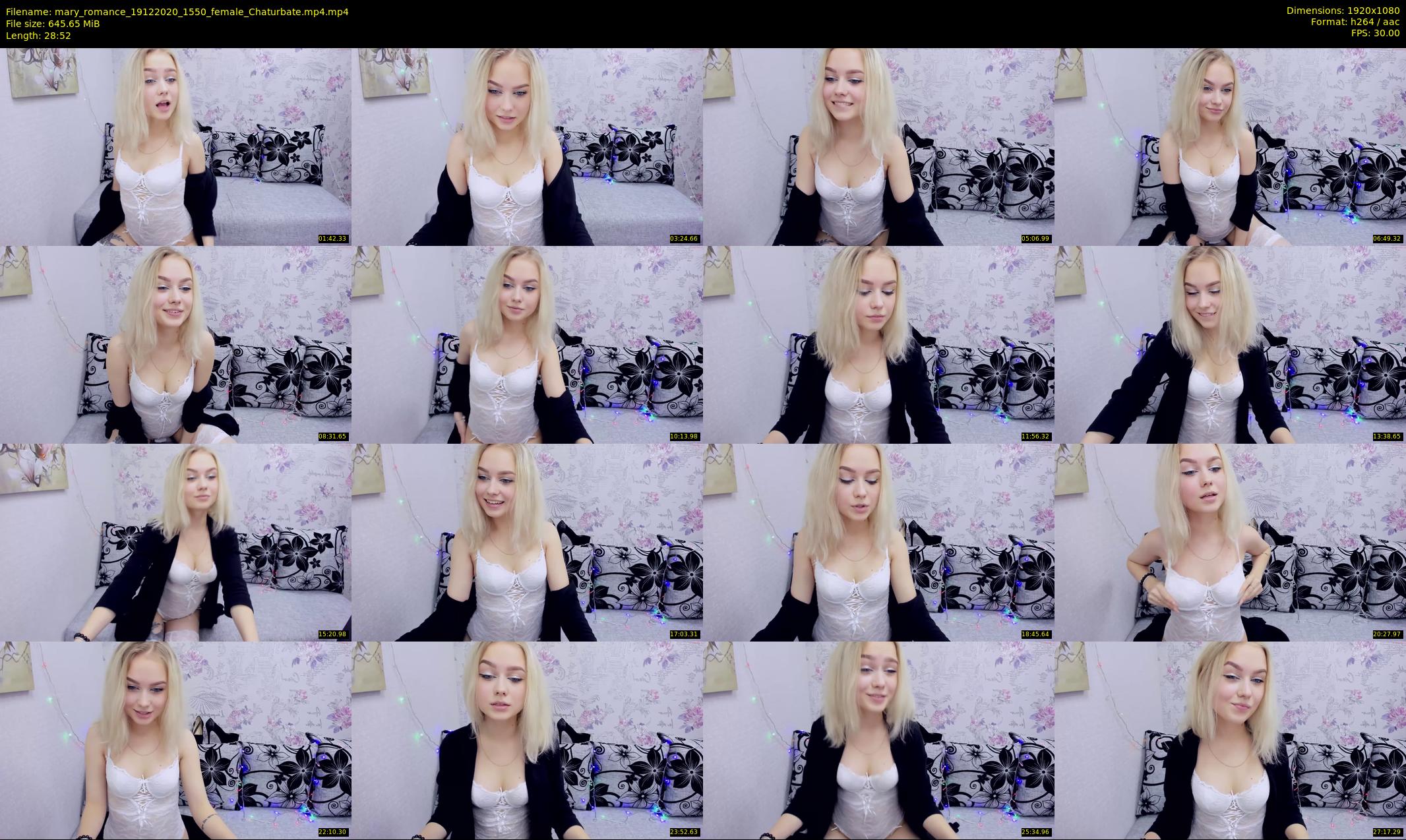 mary_romance — 29 minute Chaturbate female cam show recording, 1080p, Dec 19, 2020