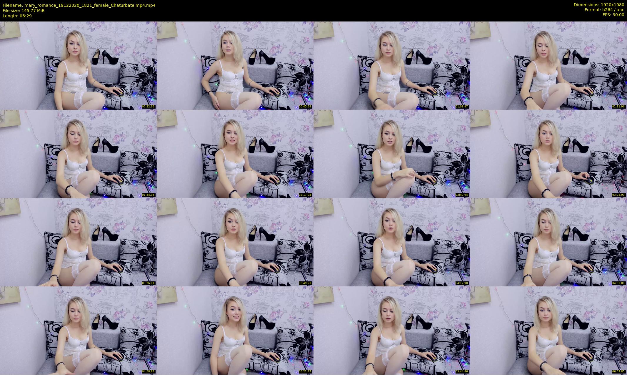 mary_romance — 7 minute Chaturbate female cam show recording, 1080p, Dec 19, 2020