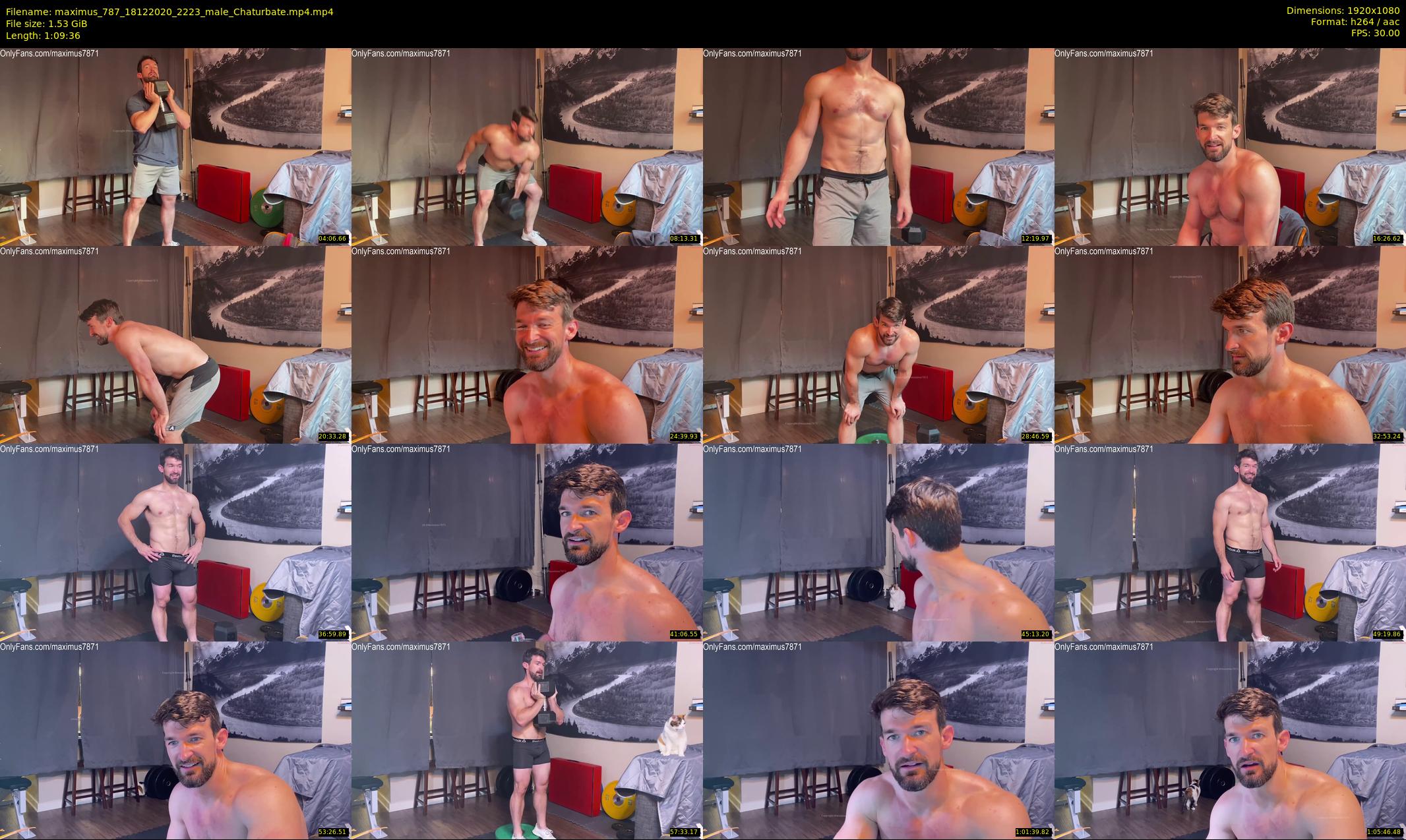 maximus_787 — 70 minute Chaturbate male cam show recording, 1080p, Dec 18, 2020