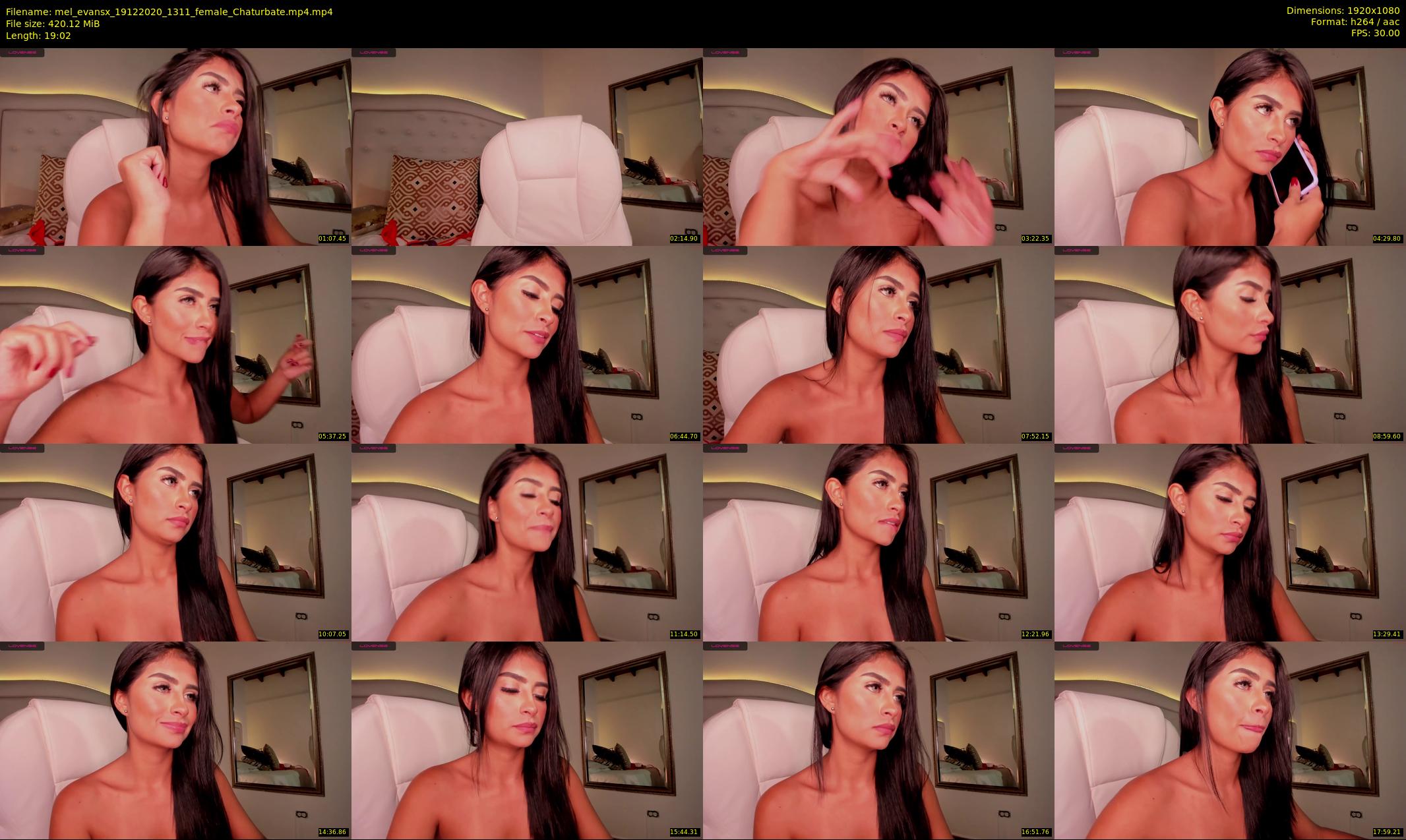 mel_evansx — 20 minute Chaturbate female cam show recording, 1080p, Dec 19, 2020