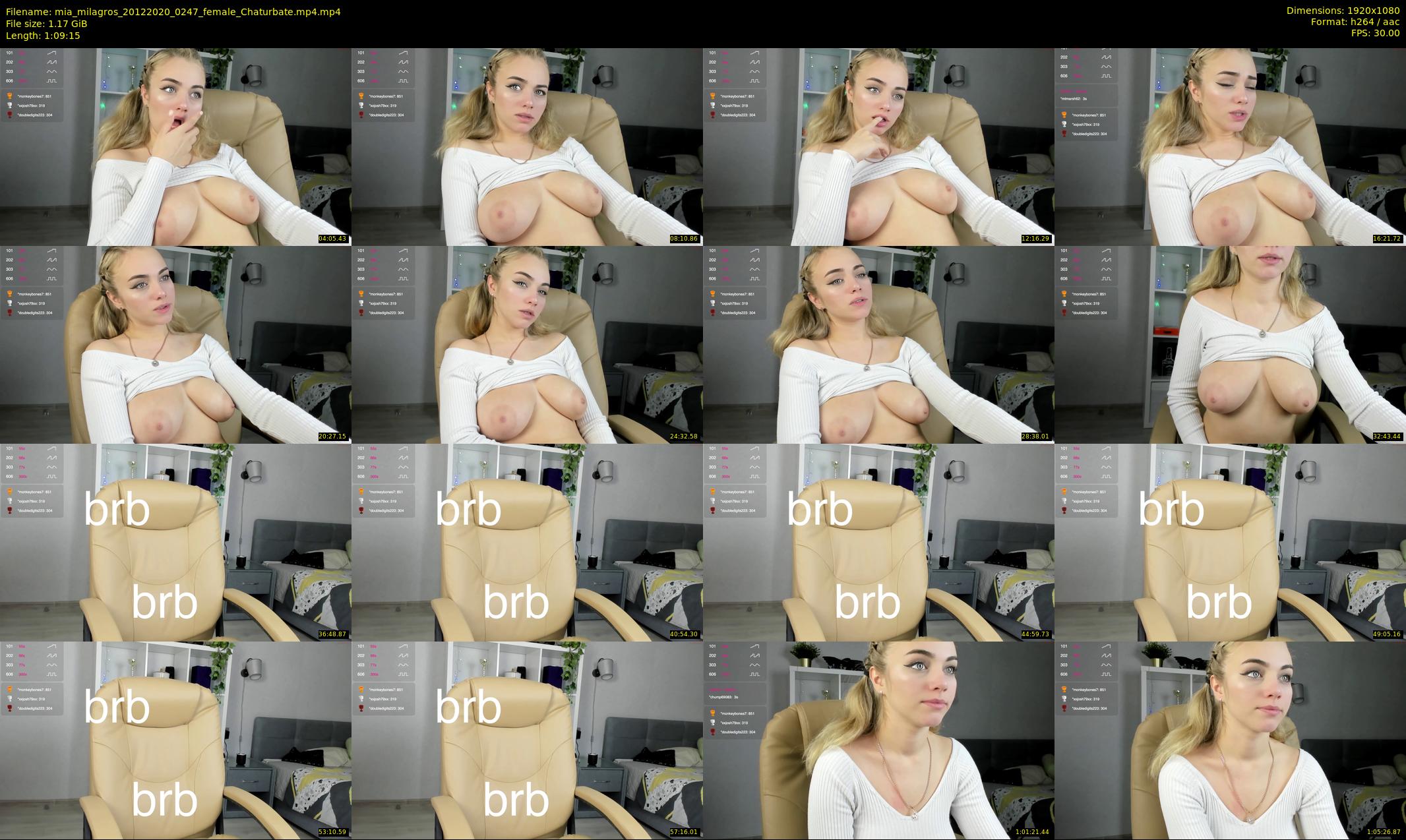 mia_milagros — 70 minute Chaturbate female cam show recording, 1080p, Dec 20, 2020