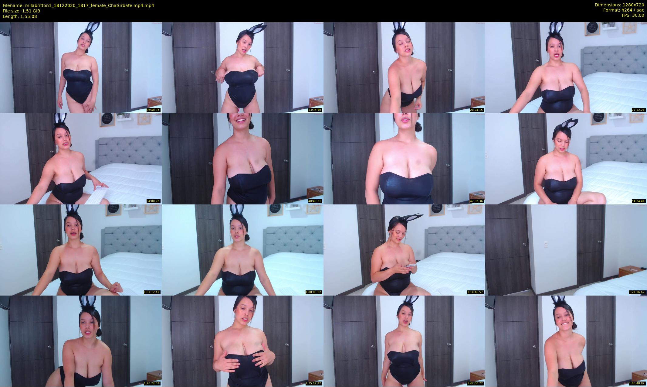 milabritton1 — 116 minute Chaturbate female cam show recording, 720p, Dec 18, 2020