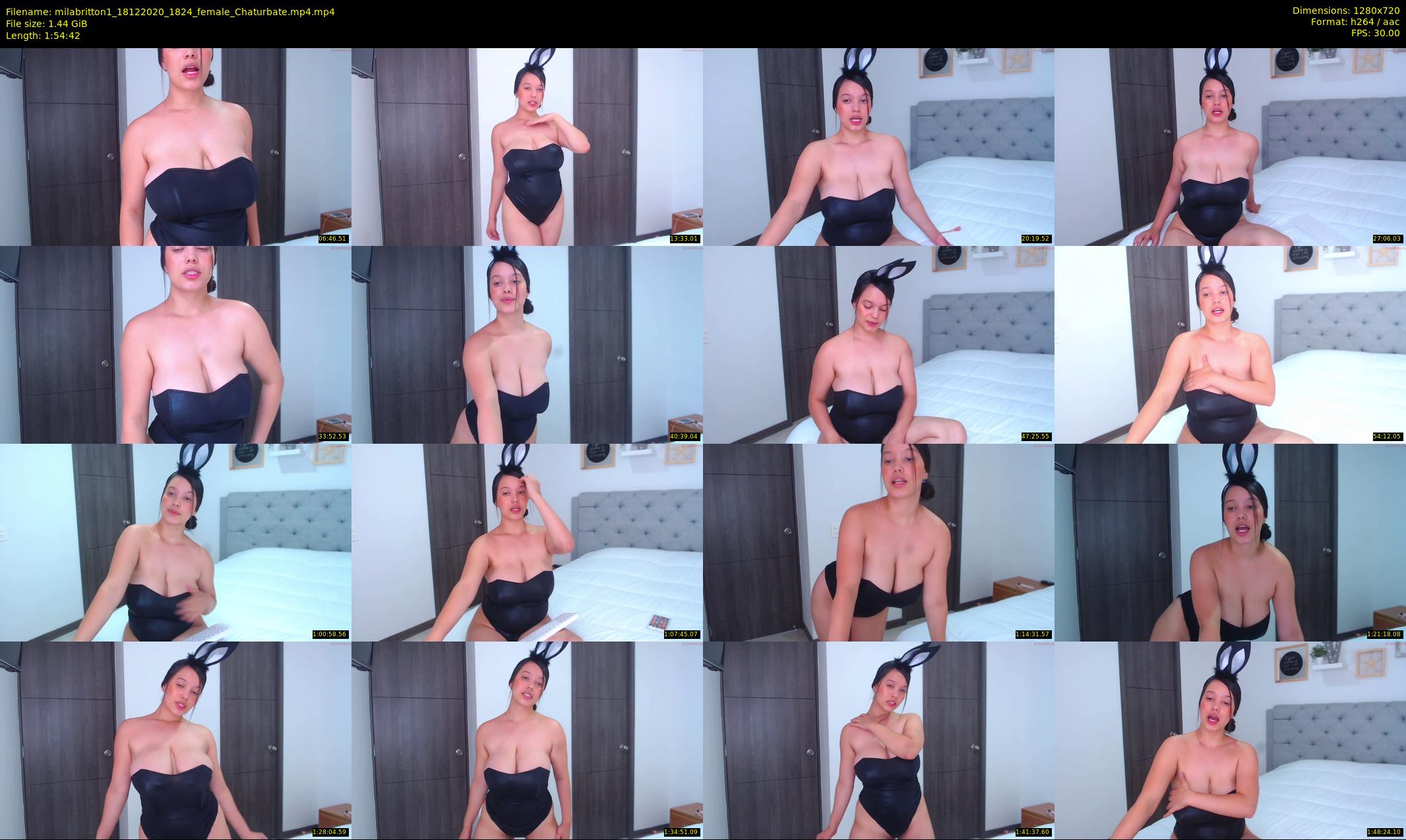 milabritton1 — 115 minute Chaturbate female cam show recording, 720p, Dec 18, 2020