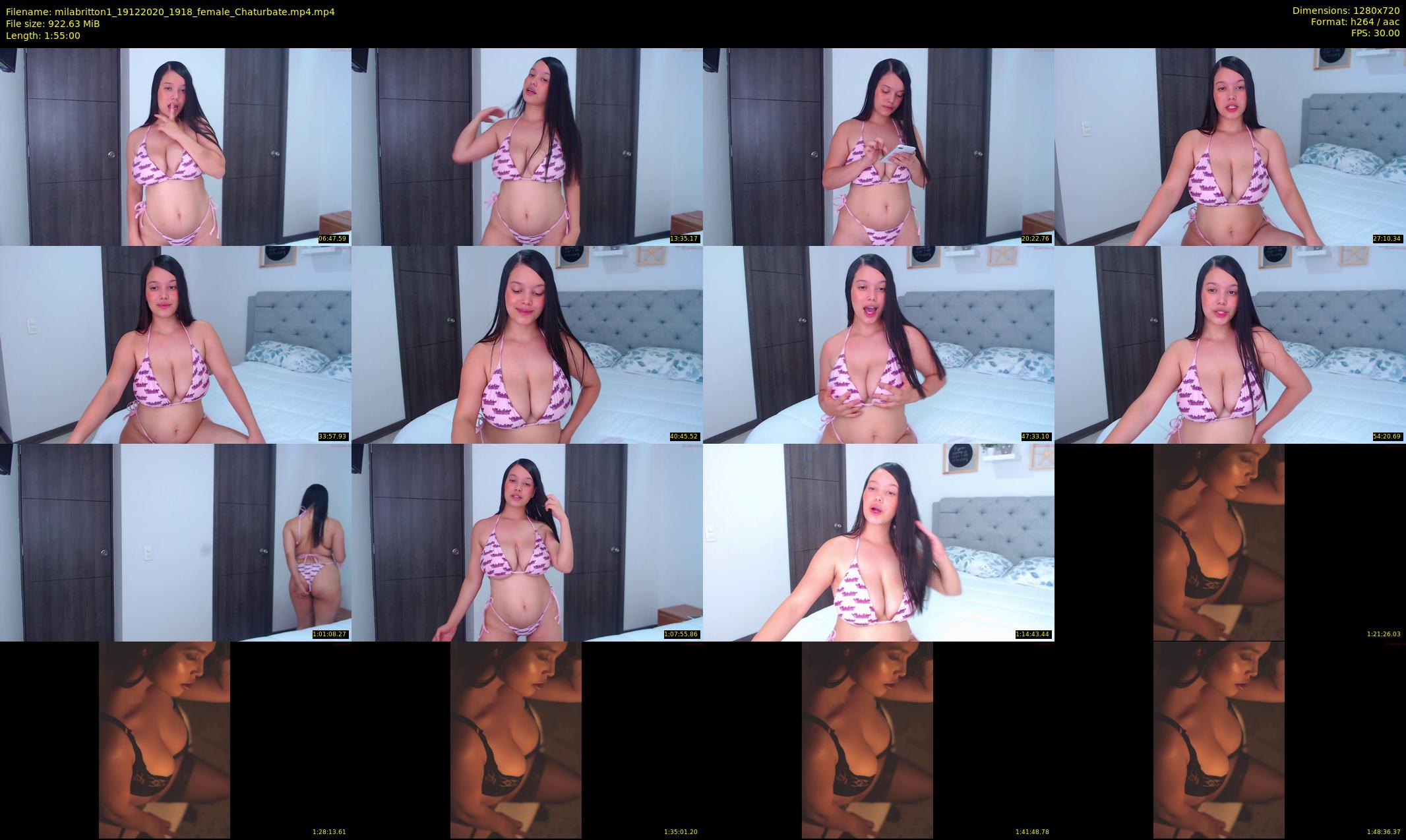 milabritton1 — 115 minute Chaturbate female cam show recording, 720p, Dec 19, 2020