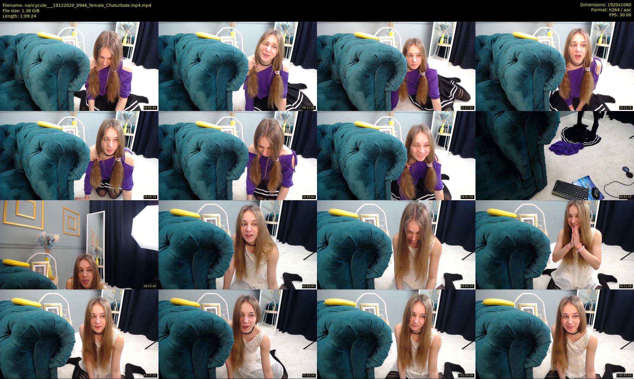 nancycute__ — 70 minute Chaturbate female cam show recording, 1080p, Dec 19, 2020