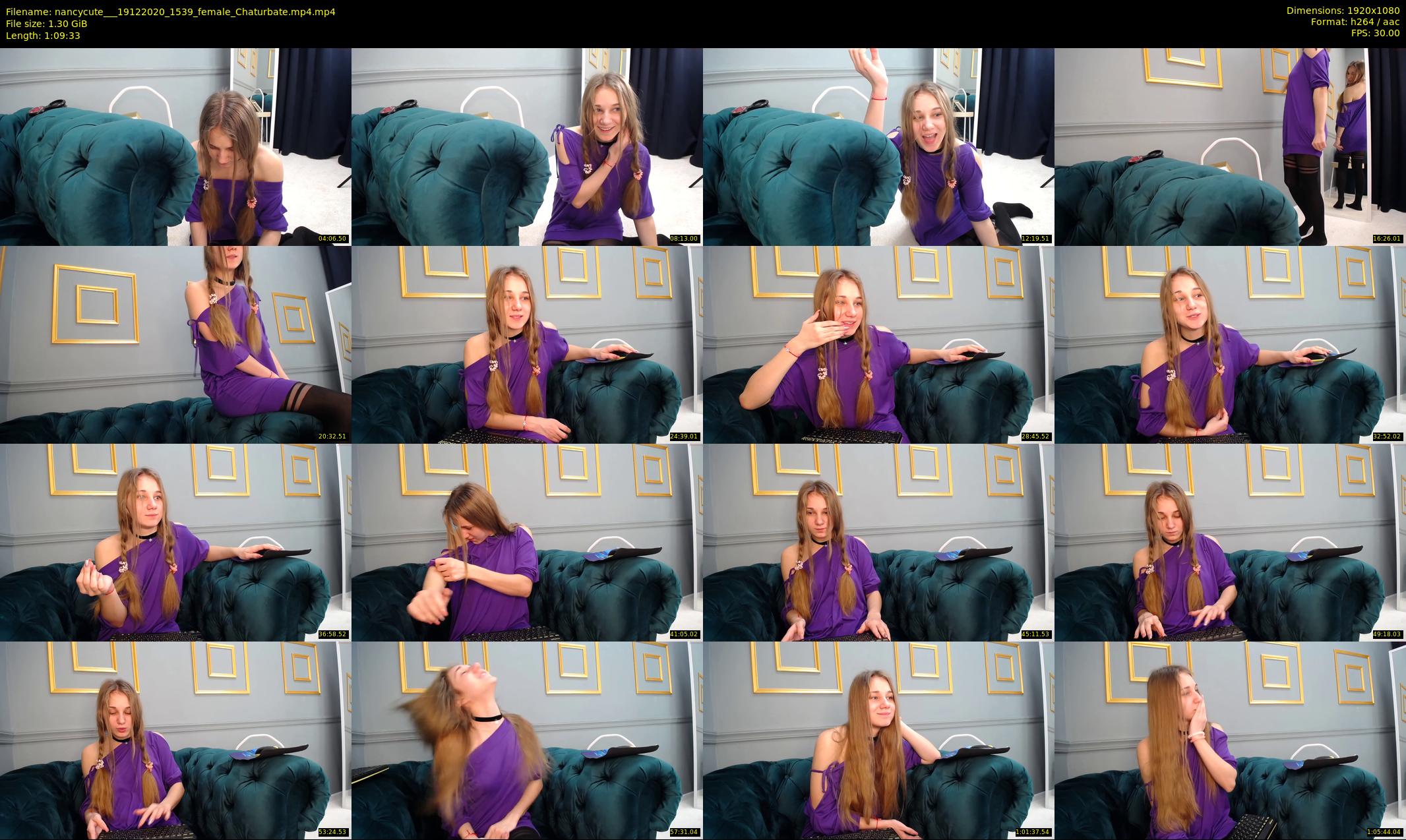 nancycute__ — 70 minute Chaturbate female cam show recording, 1080p, Dec 19, 2020