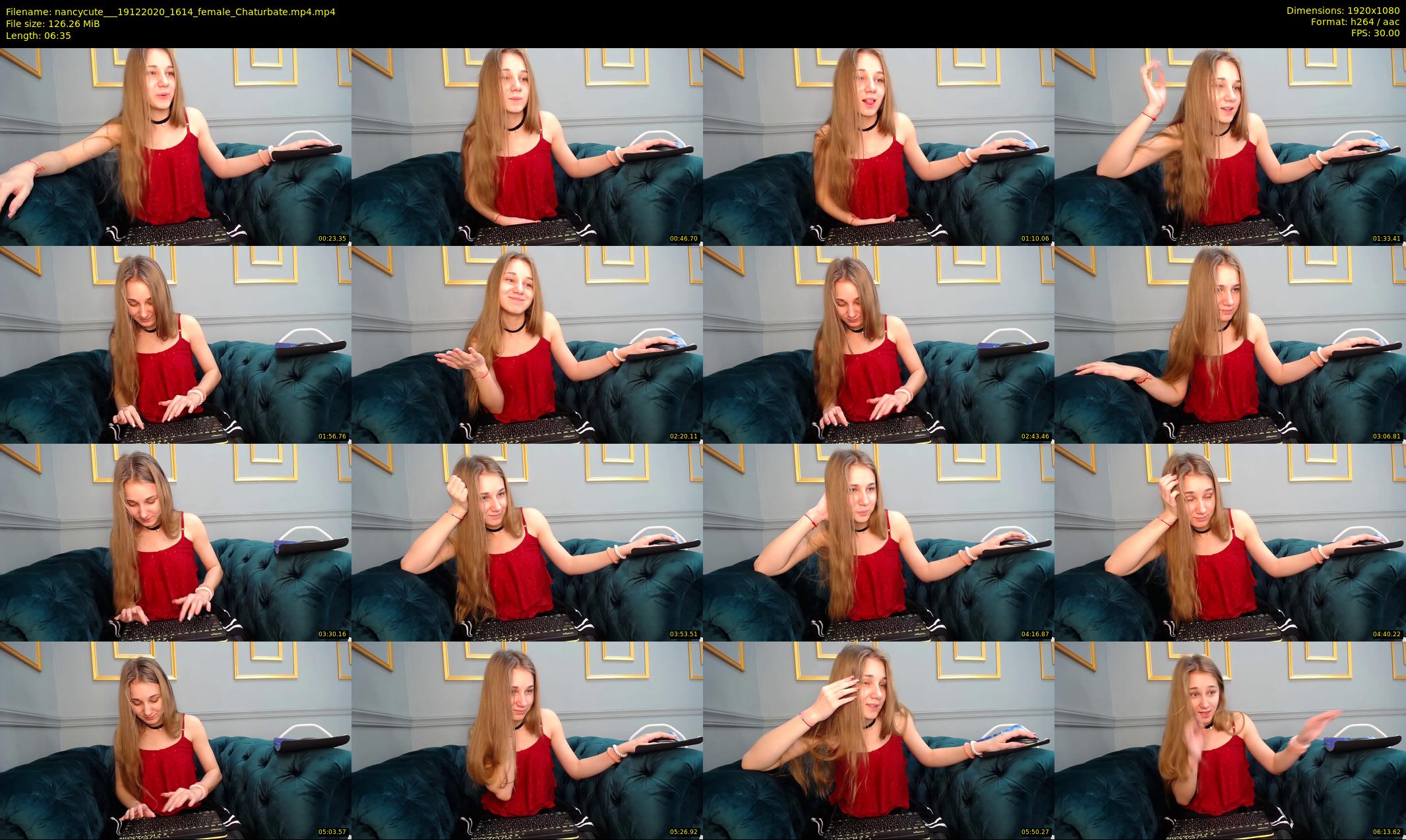 nancycute__ — 7 minute Chaturbate female cam show recording, 1080p, Dec 19, 2020
