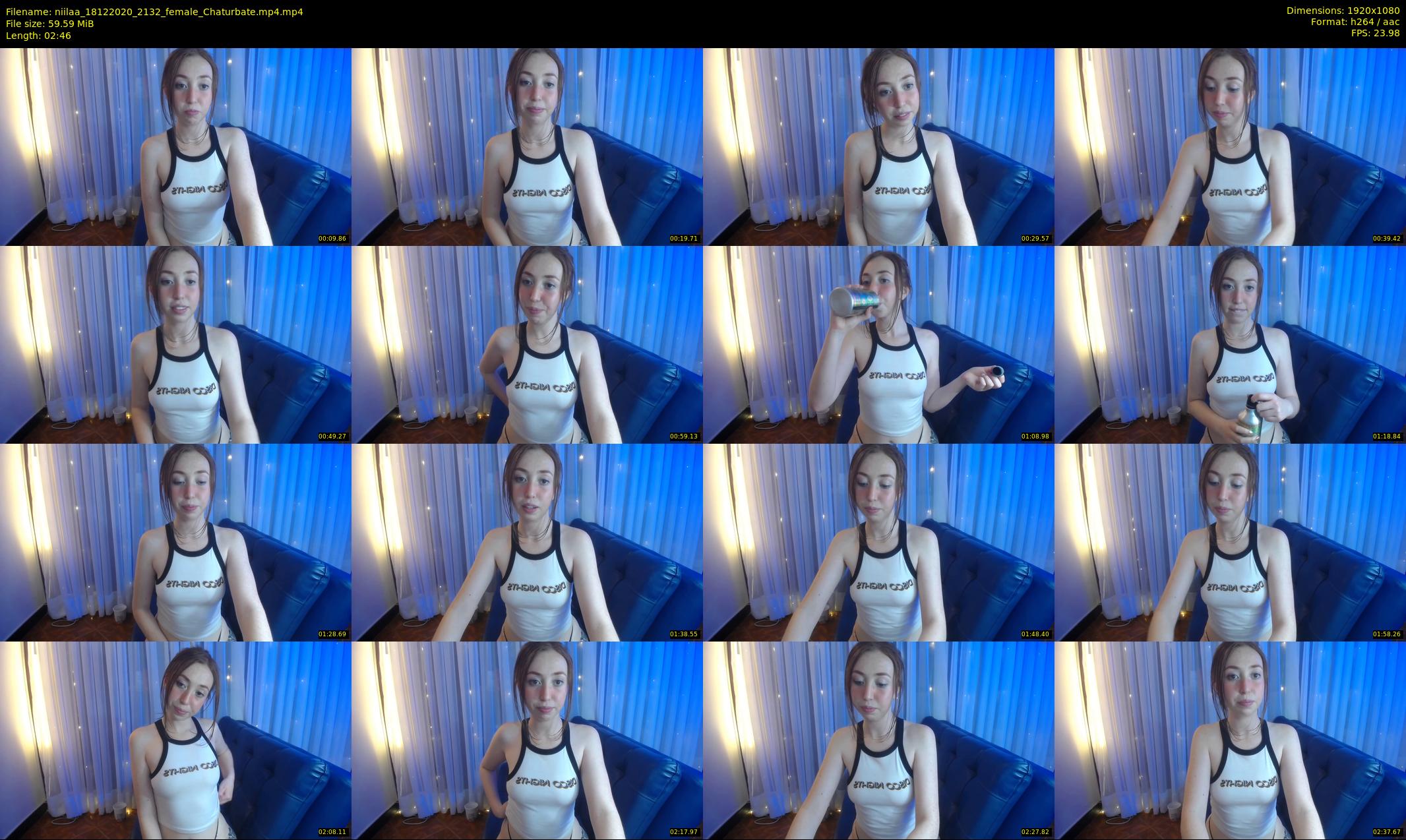 niilaa — 3 minute Chaturbate female cam show recording, 1080p, Dec 18, 2020