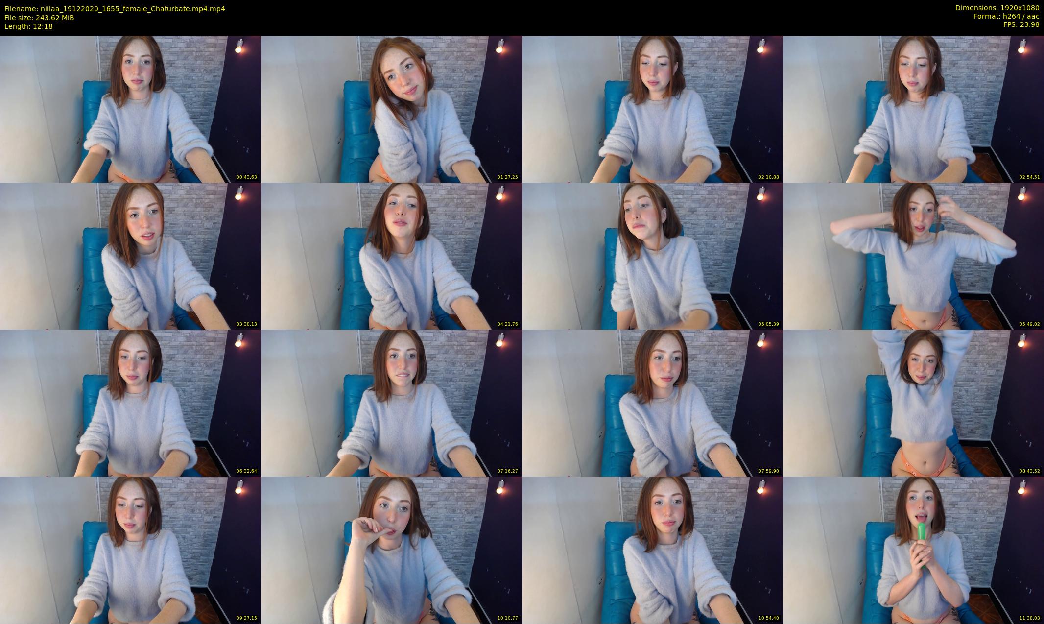niilaa — 13 minute Chaturbate female cam show recording, 1080p, Dec 19, 2020