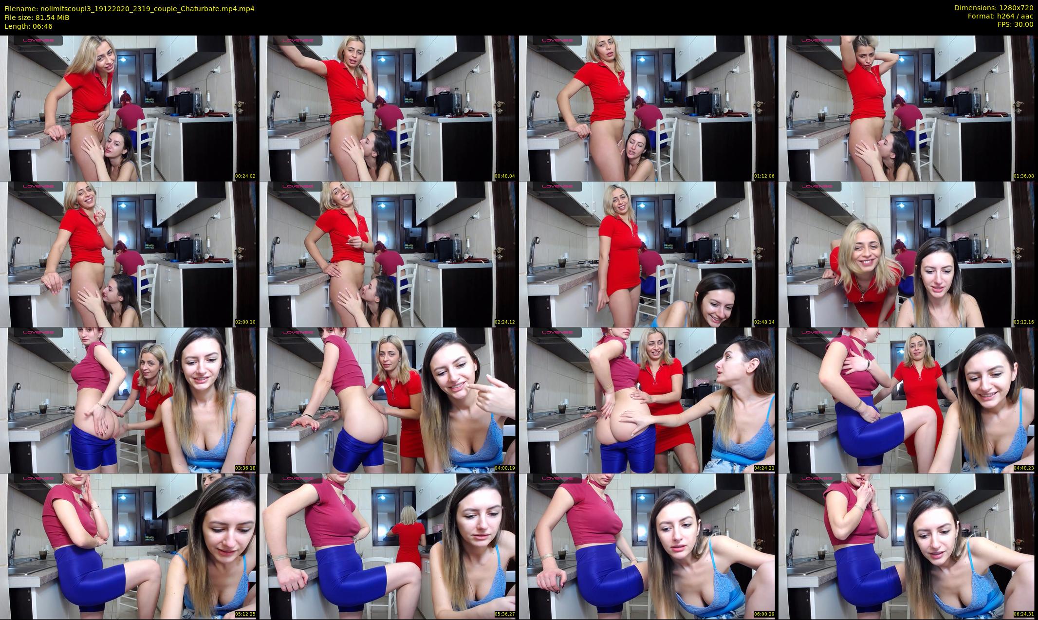 nolimitscoupl3 — 7 minute Chaturbate couple cam show recording, 720p, Dec 19, 2020