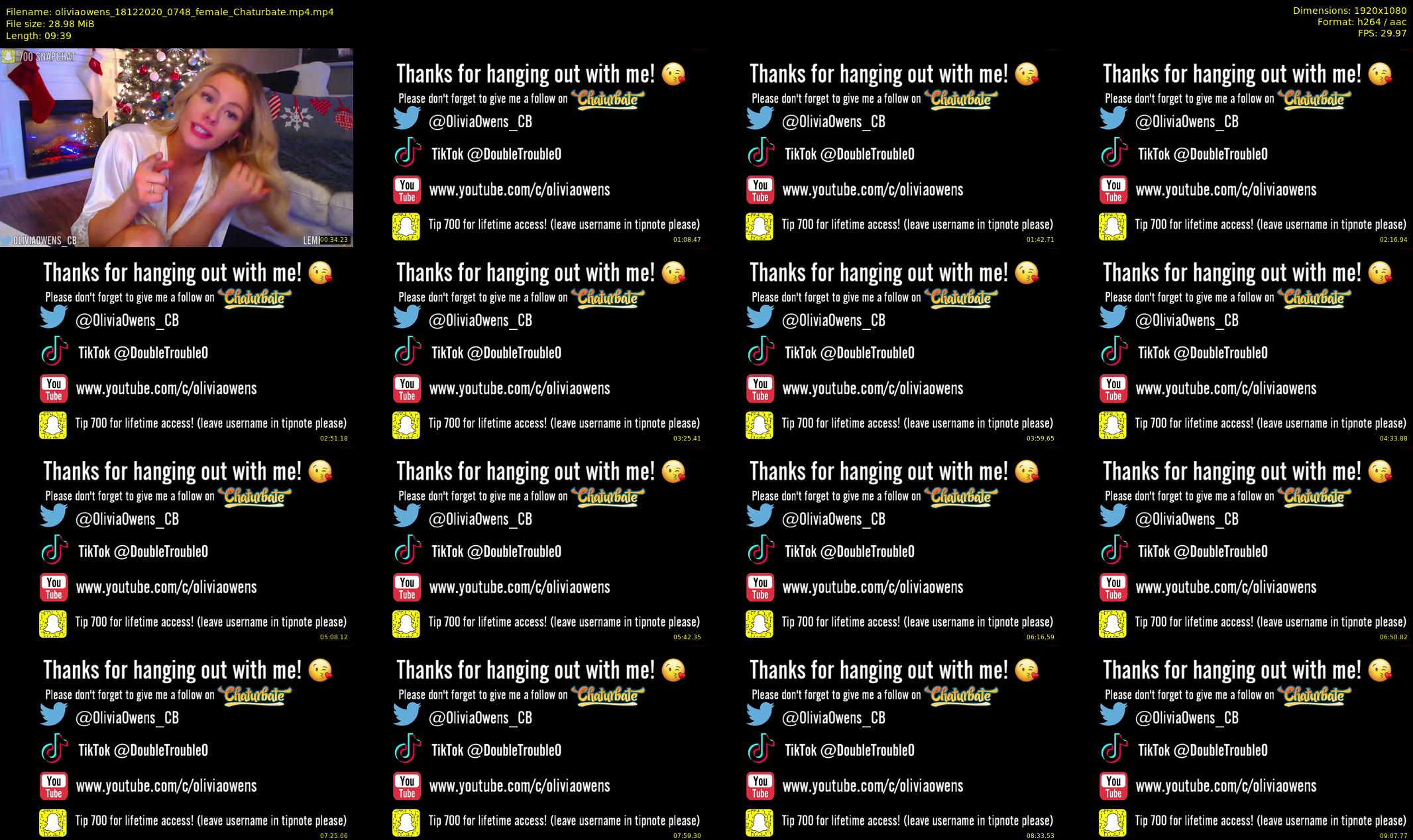 oliviaowens — 10 minute Chaturbate female cam show recording, 1080p, Dec 18, 2020