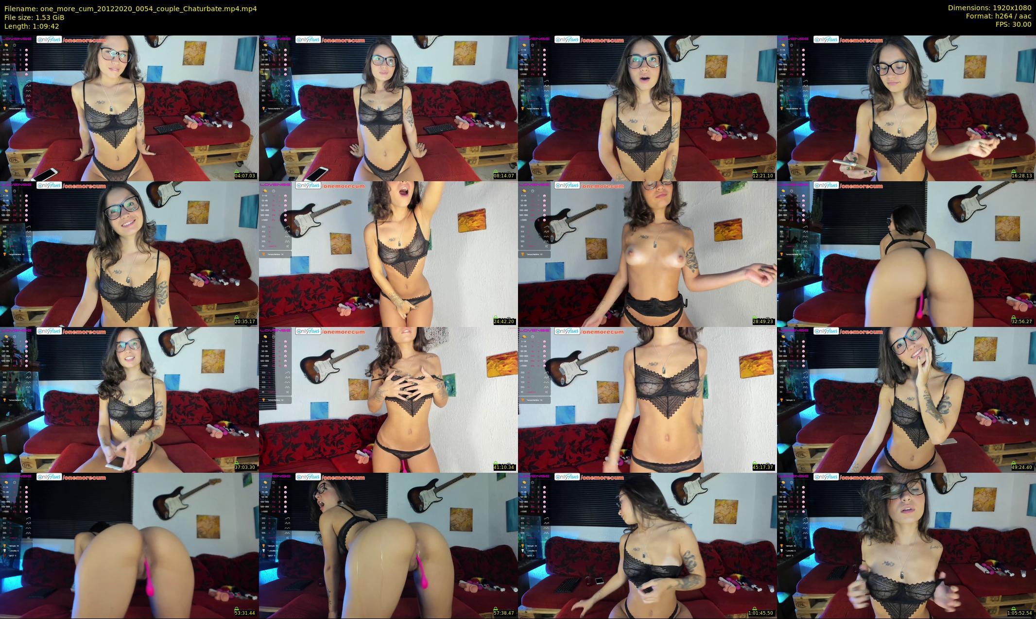 one_more_cum — 70 minute Chaturbate couple cam show recording, 1080p, Dec 20, 2020