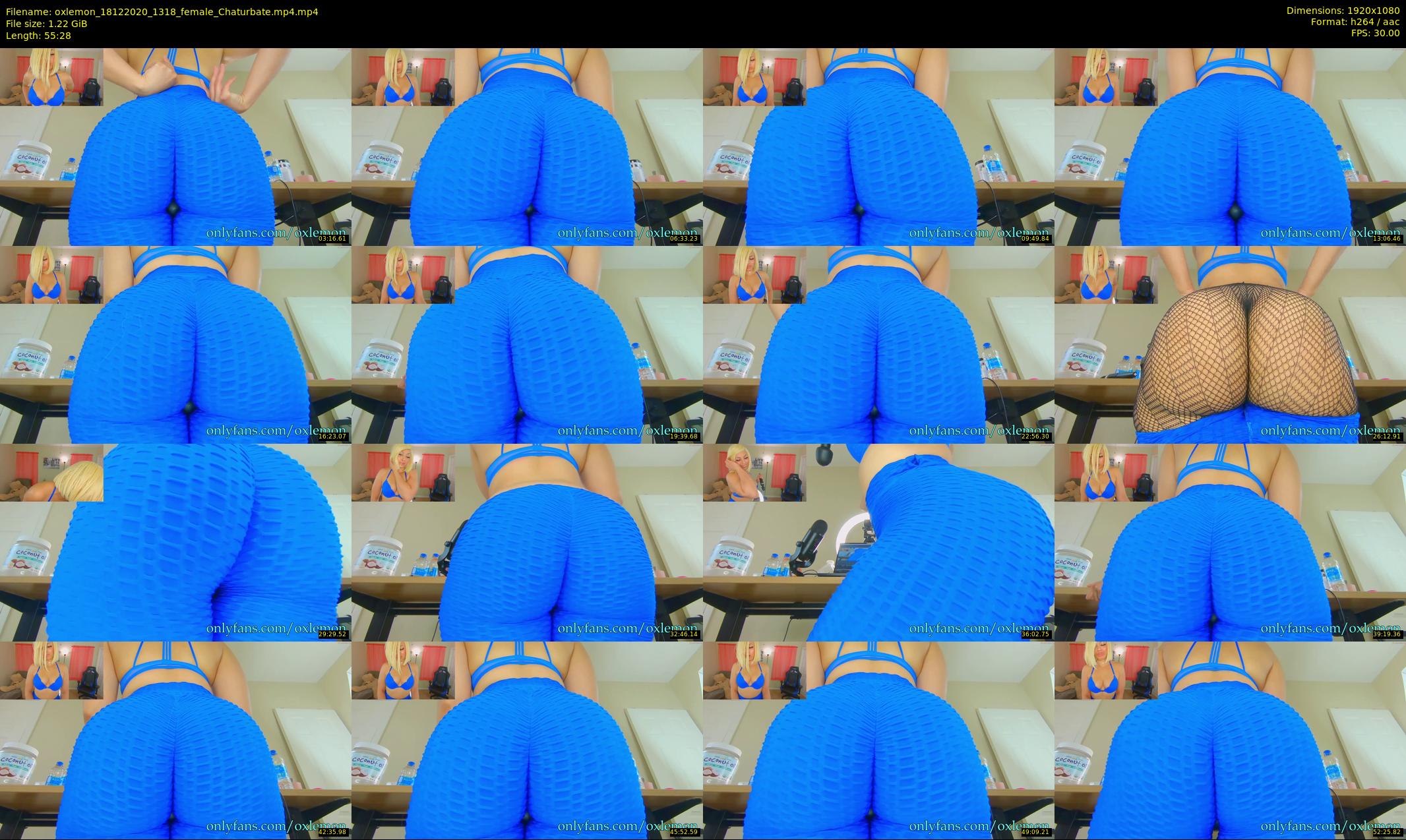 oxlemon — 56 minute Chaturbate female cam show recording, 1080p, Dec 18, 2020