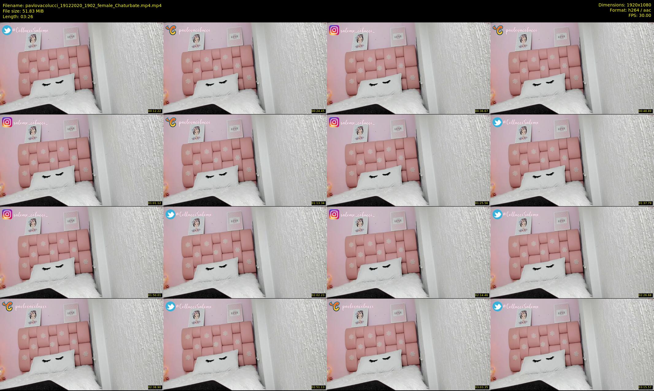 pavlovacolucci — 4 minute Chaturbate female cam show recording, 1080p, Dec 19, 2020